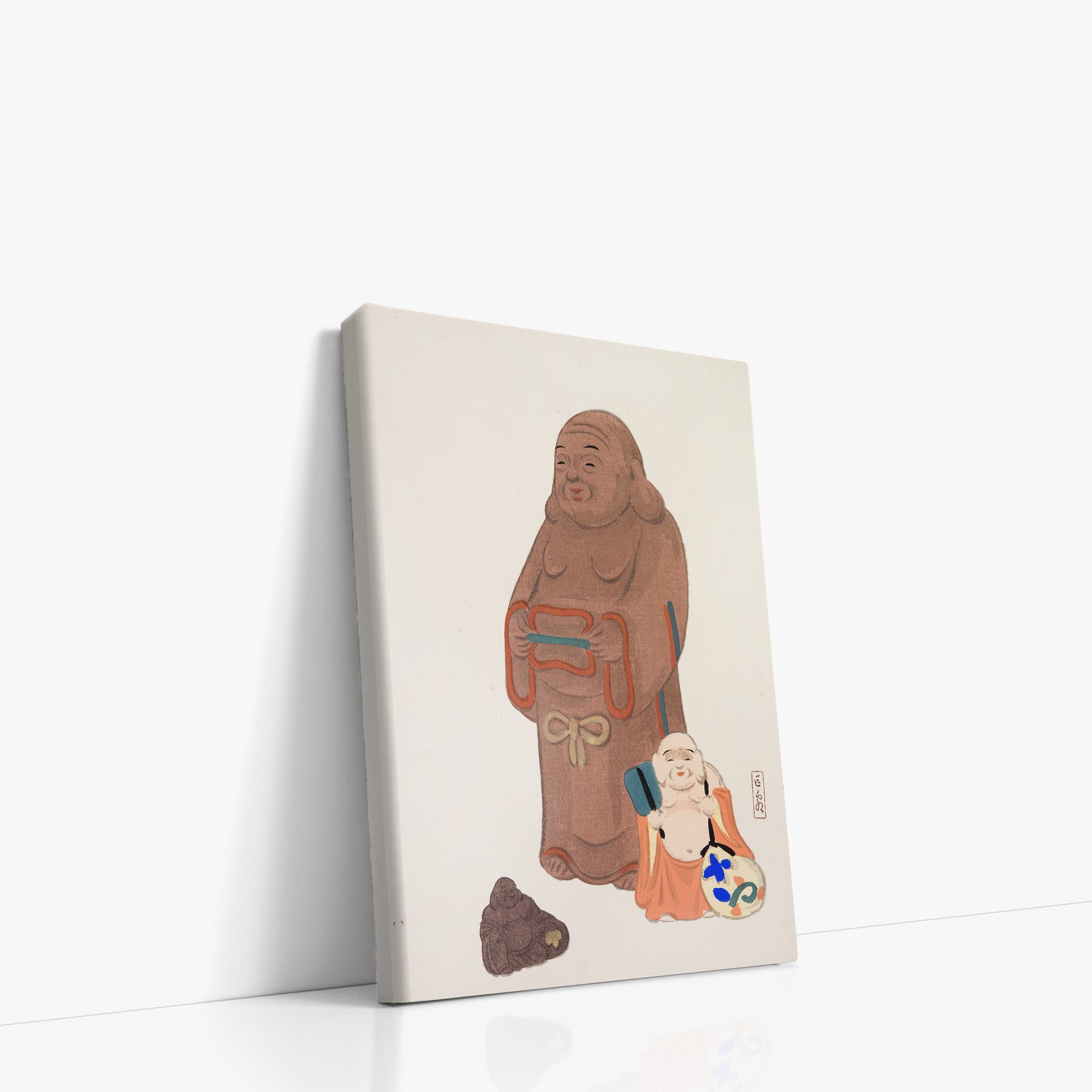 Collection d'illustrations de jouets japonais de Kyosen n° 51 ("Statues sereines")