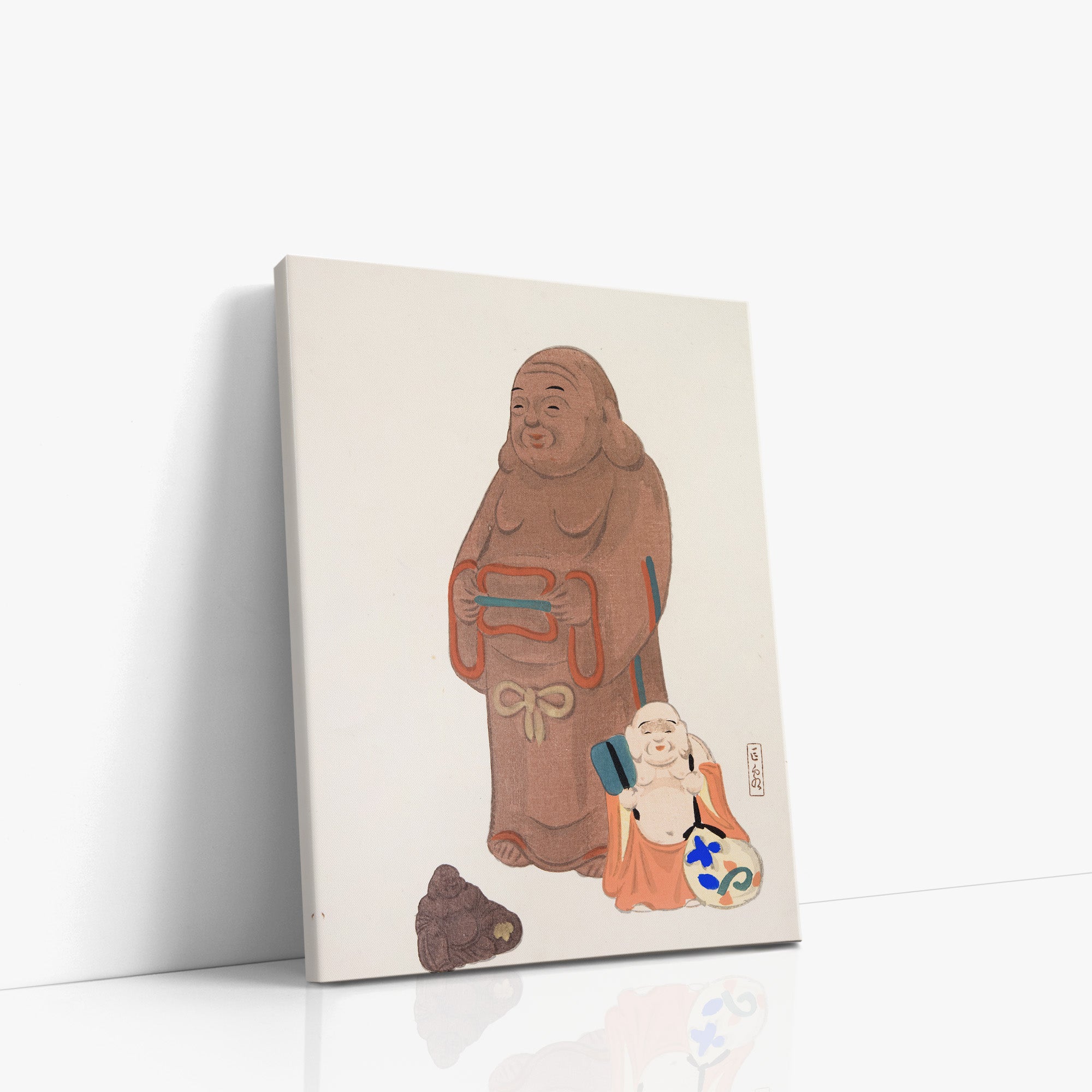 Collection d'illustrations de jouets japonais de Kyosen n° 51 ("Statues sereines")