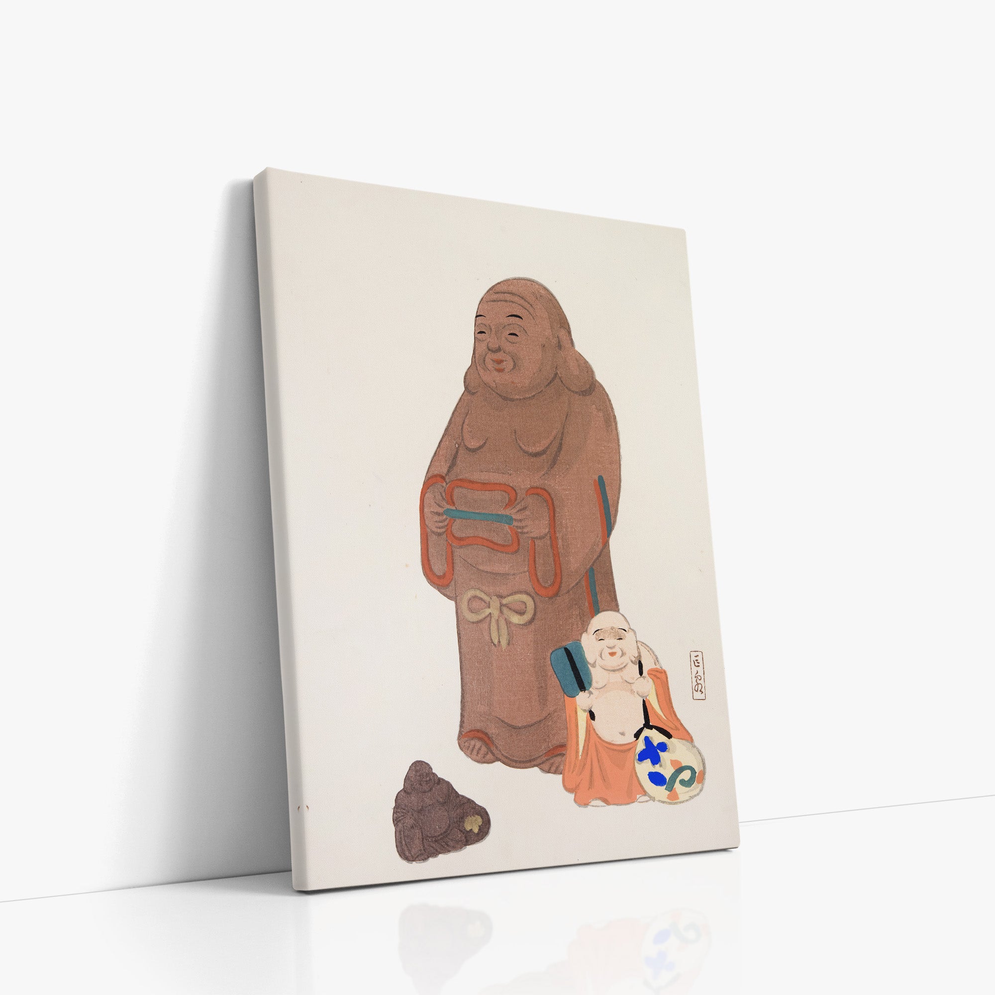 Collection d'illustrations de jouets japonais de Kyosen n° 51 ("Statues sereines")