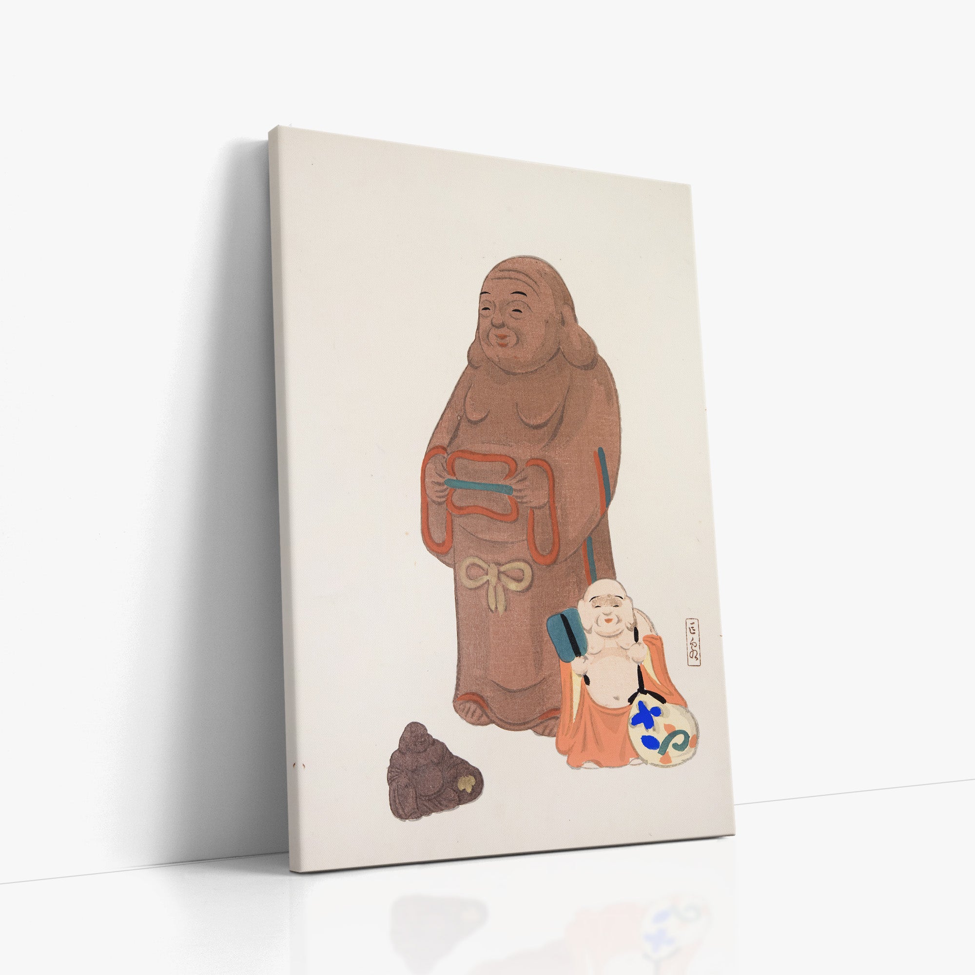 Collection d'illustrations de jouets japonais de Kyosen n° 51 ("Statues sereines")