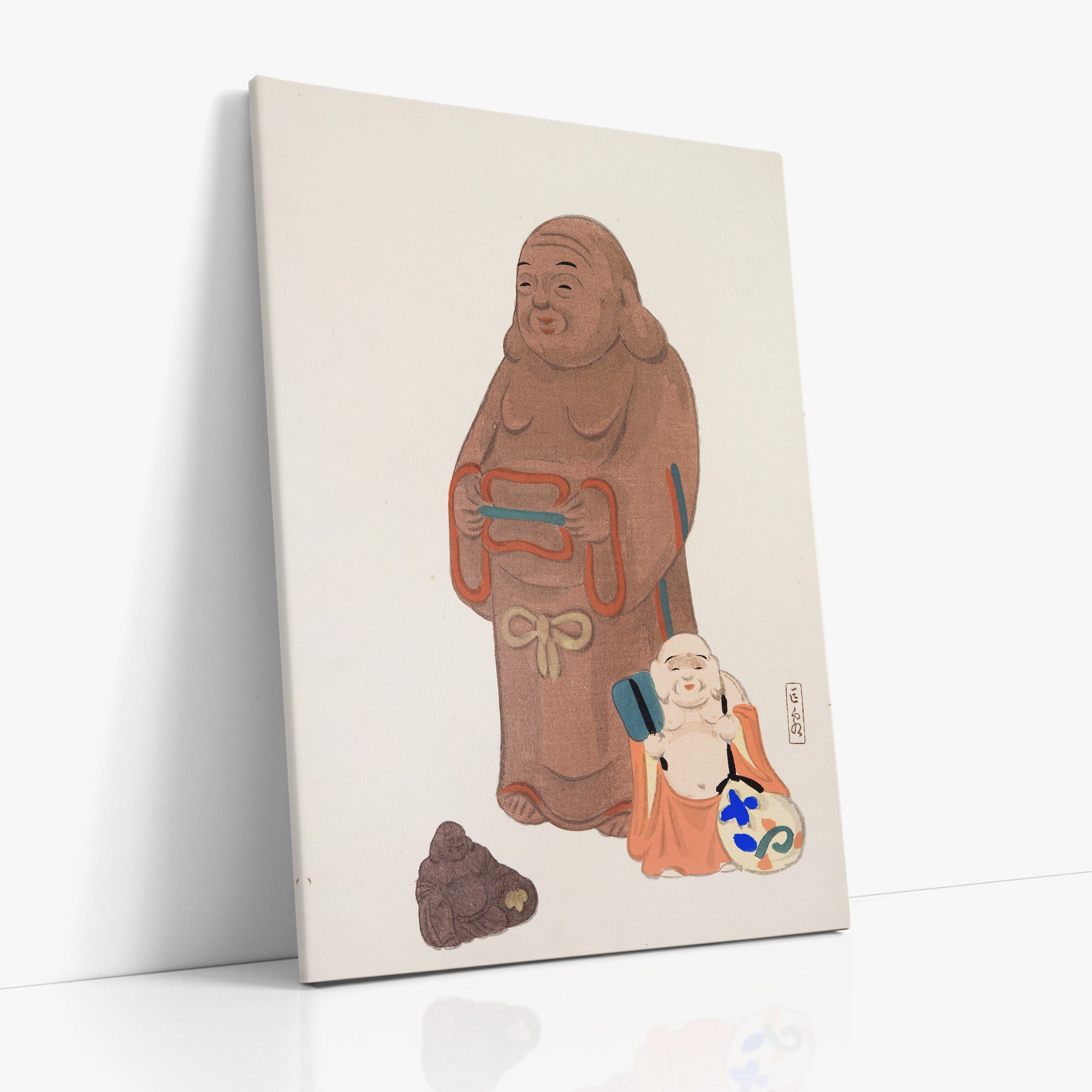 Collection d'illustrations de jouets japonais de Kyosen n° 51 ("Statues sereines")