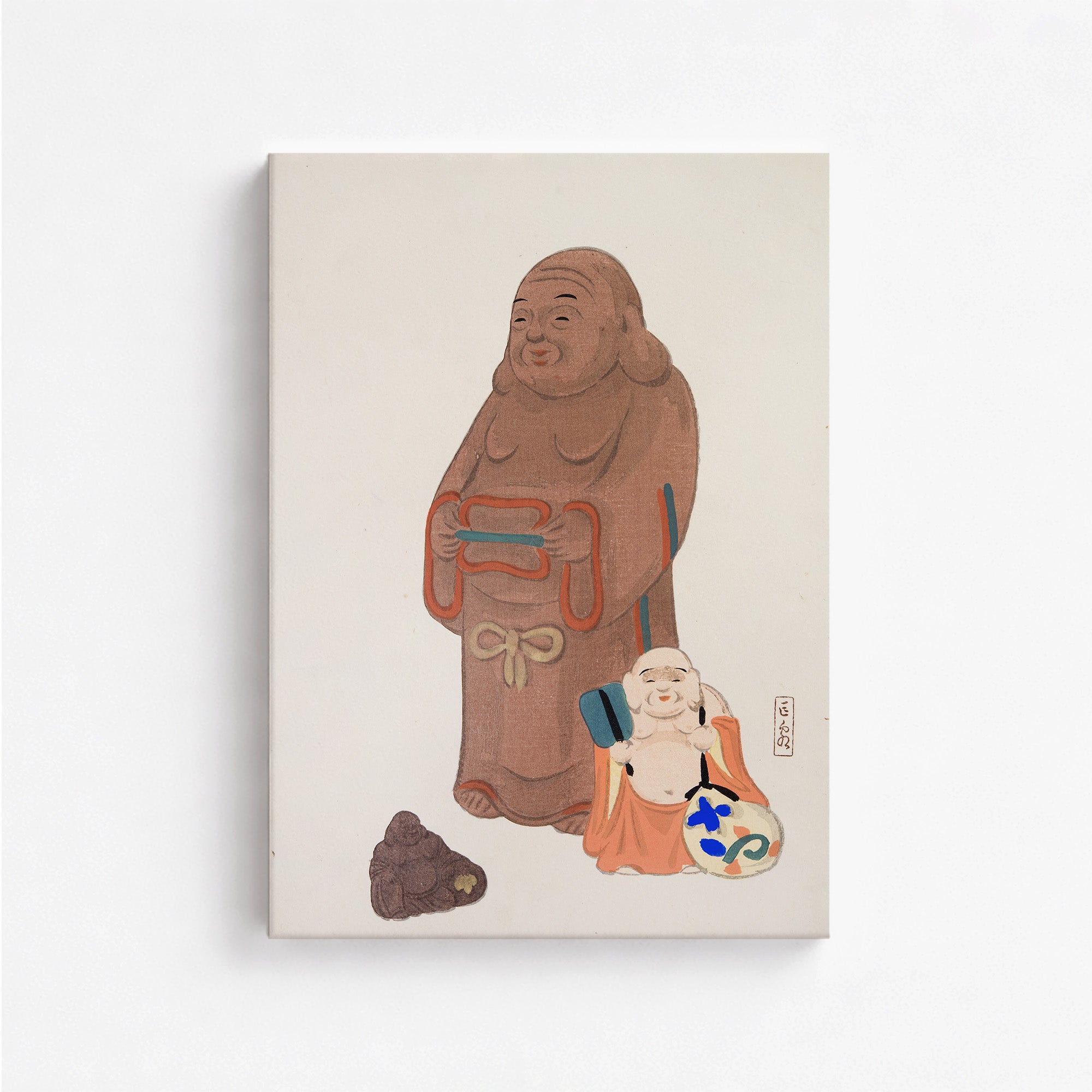 Collection d'illustrations de jouets japonais de Kyosen n° 51 ("Statues sereines")