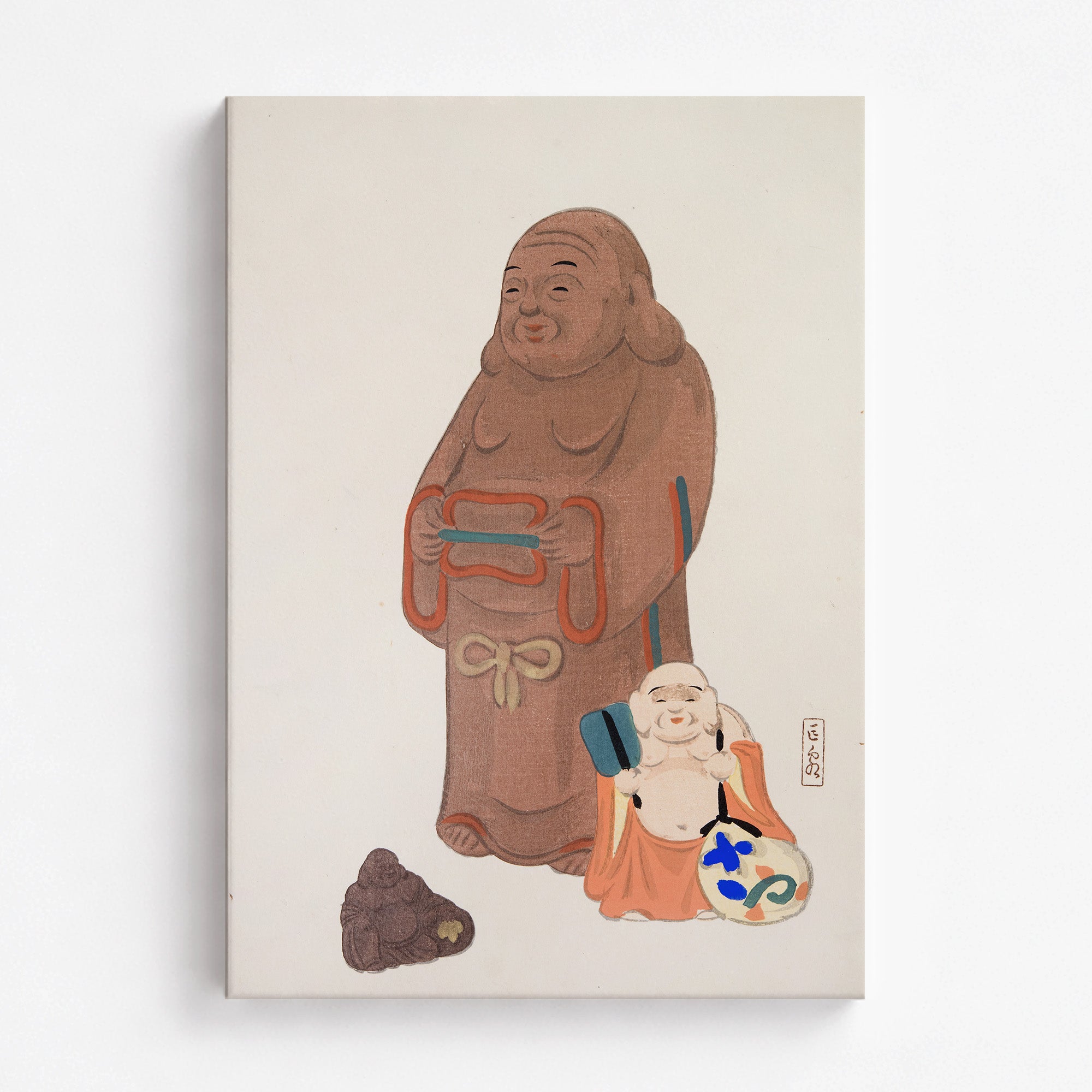 Collection d'illustrations de jouets japonais de Kyosen n° 51 ("Statues sereines")