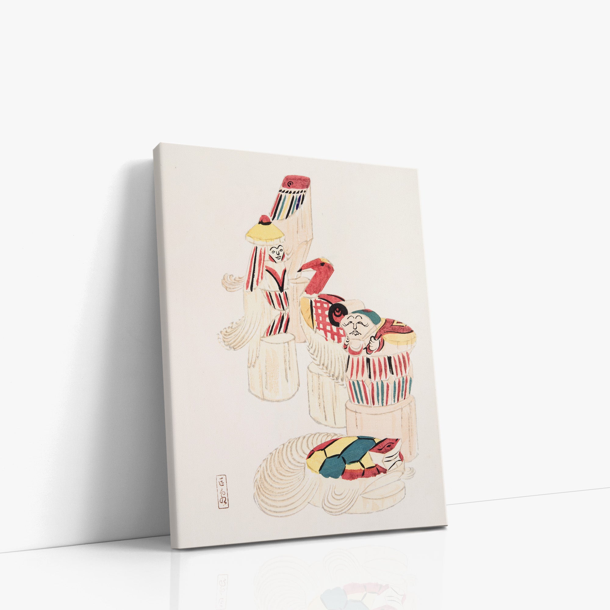 Kyosen's Collected Illustrations of Japanese Toys Nr. 52 ("Ancient Folk Spirits")