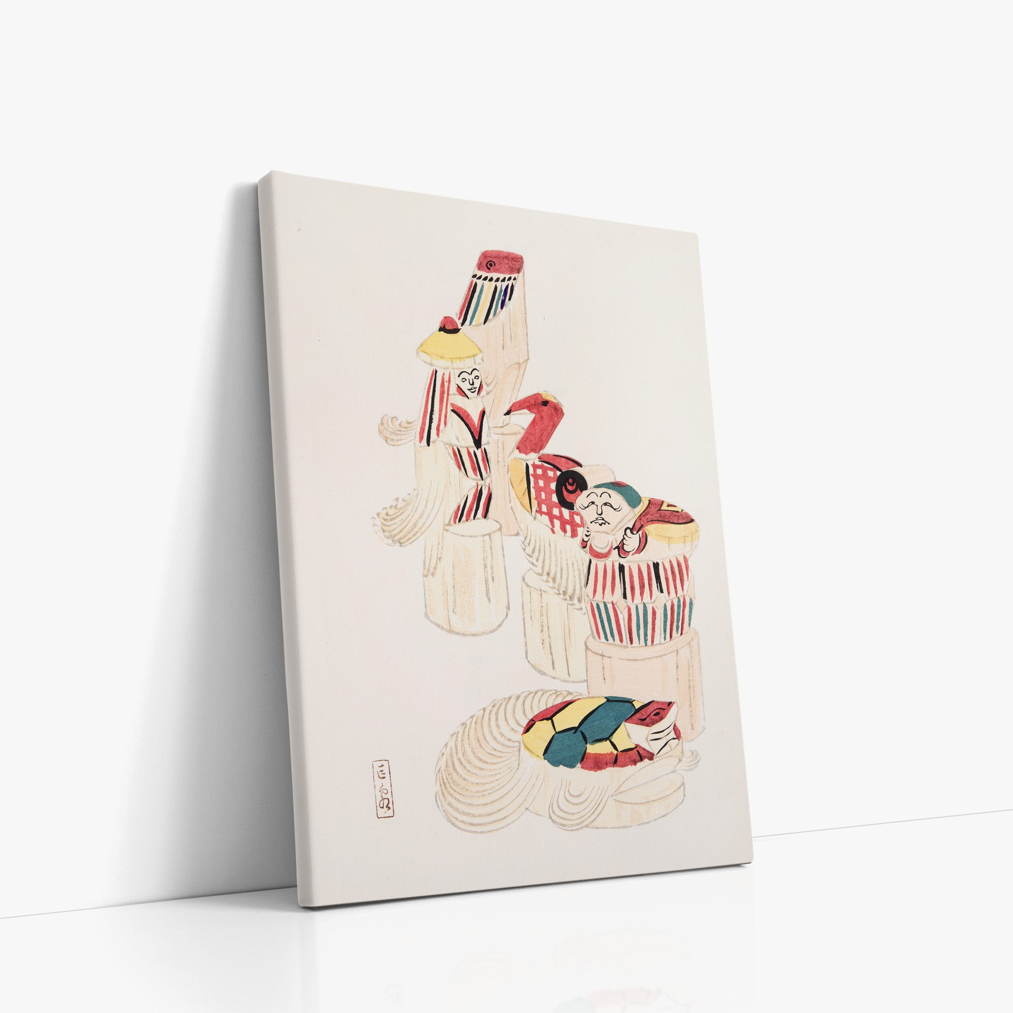 Kyosen's Collected Illustrations of Japanese Toys Nr. 52 ("Ancient Folk Spirits")
