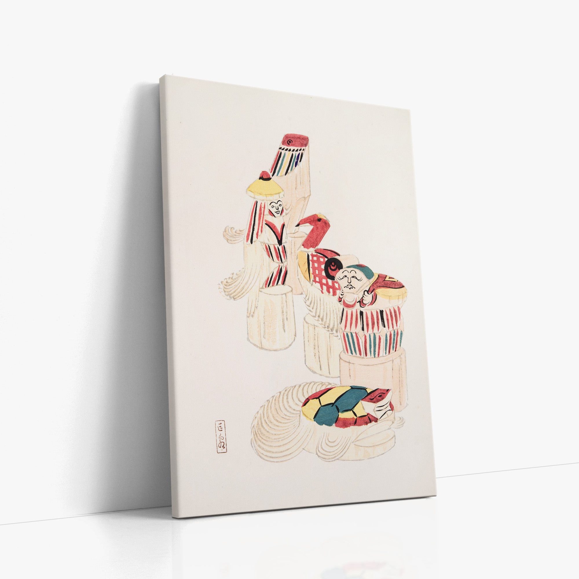 Kyosen's Collected Illustrations of Japanese Toys Nr. 52 ("Ancient Folk Spirits")