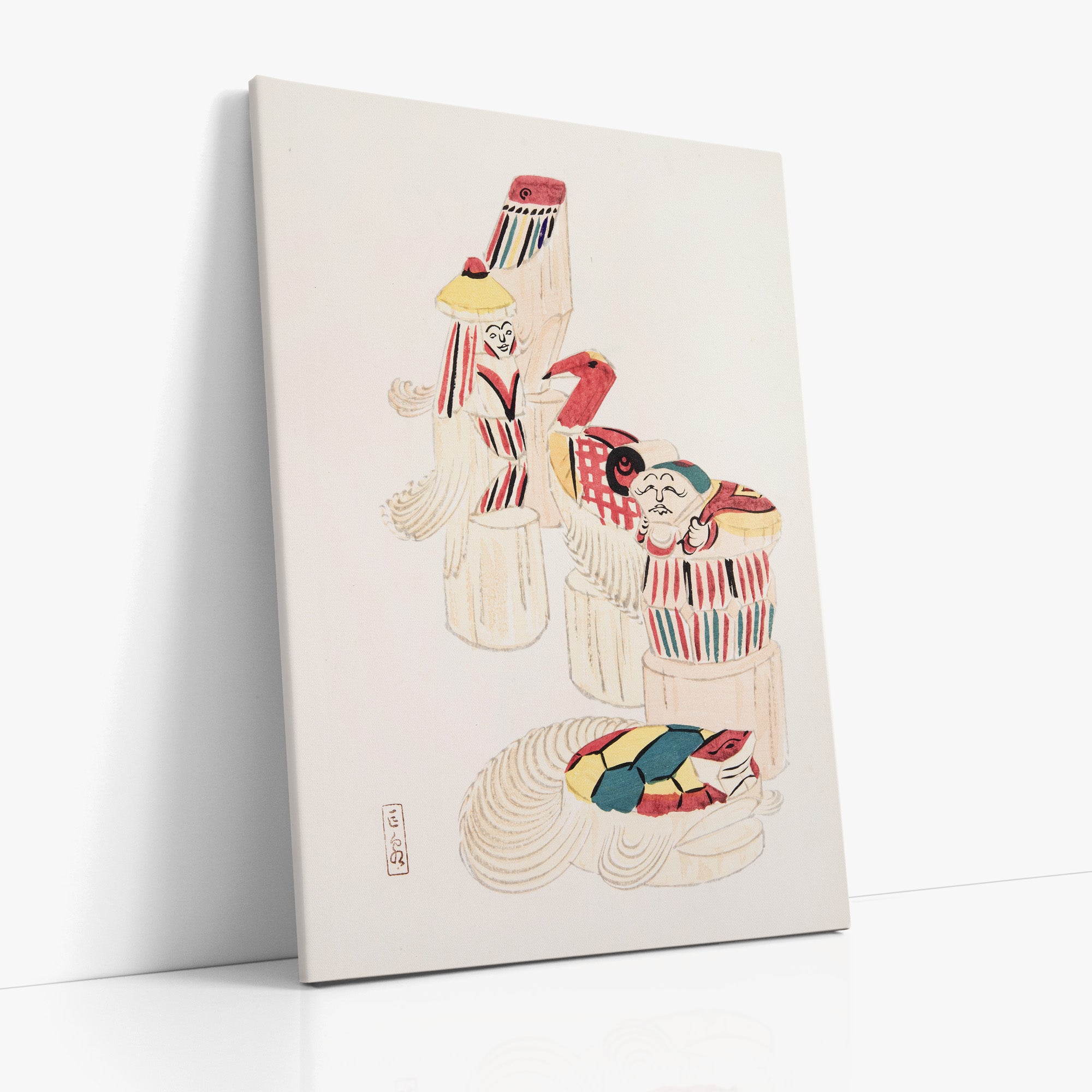 Kyosen's Collected Illustrations of Japanese Toys Nr. 52 ("Ancient Folk Spirits")