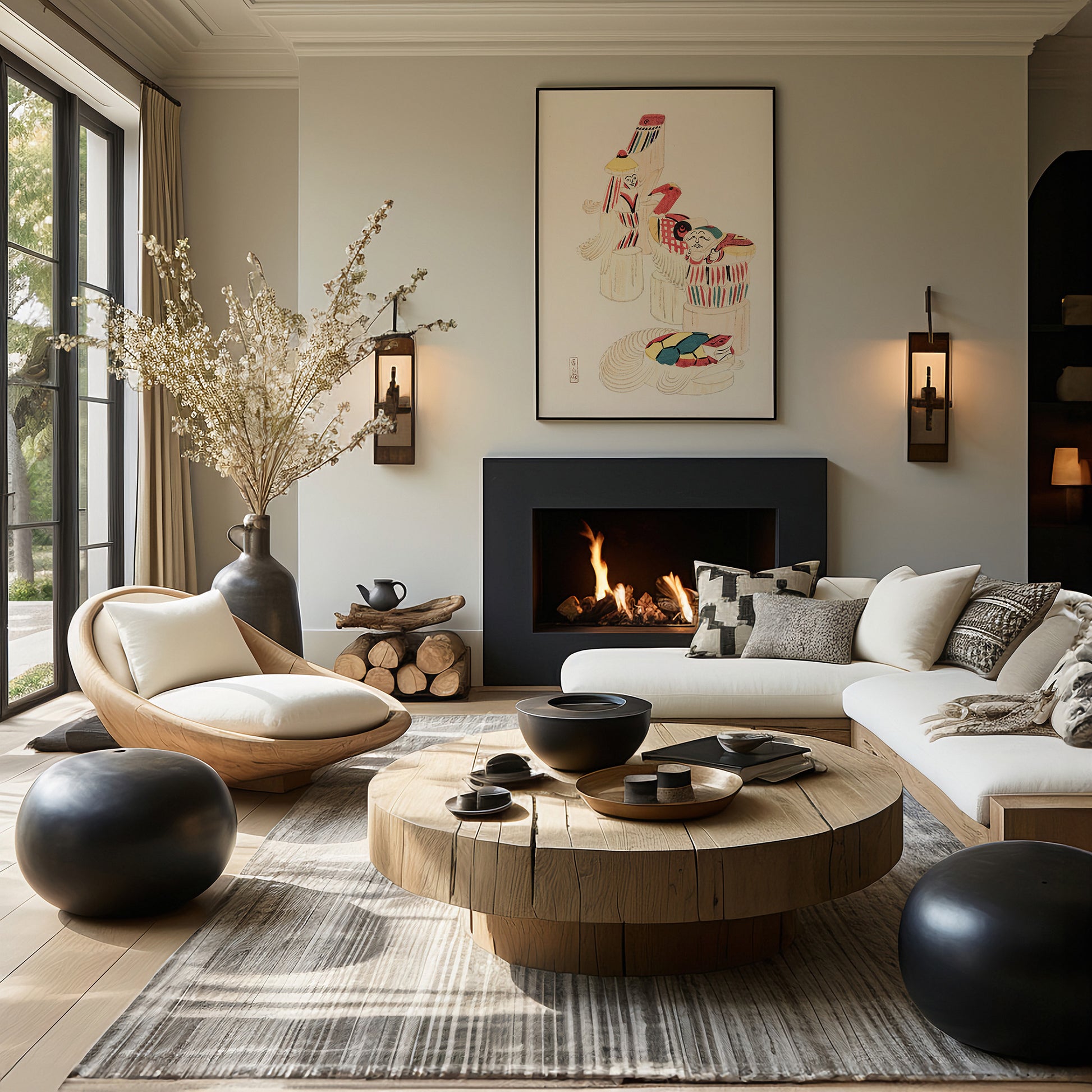 Design Concept No. 39 for Kawasaki Kyosen: Kyosen’s Collected Illustrations of Japanese Toys Nr. 52 ("Ancient Folk Spirits") Japanese Wall Art