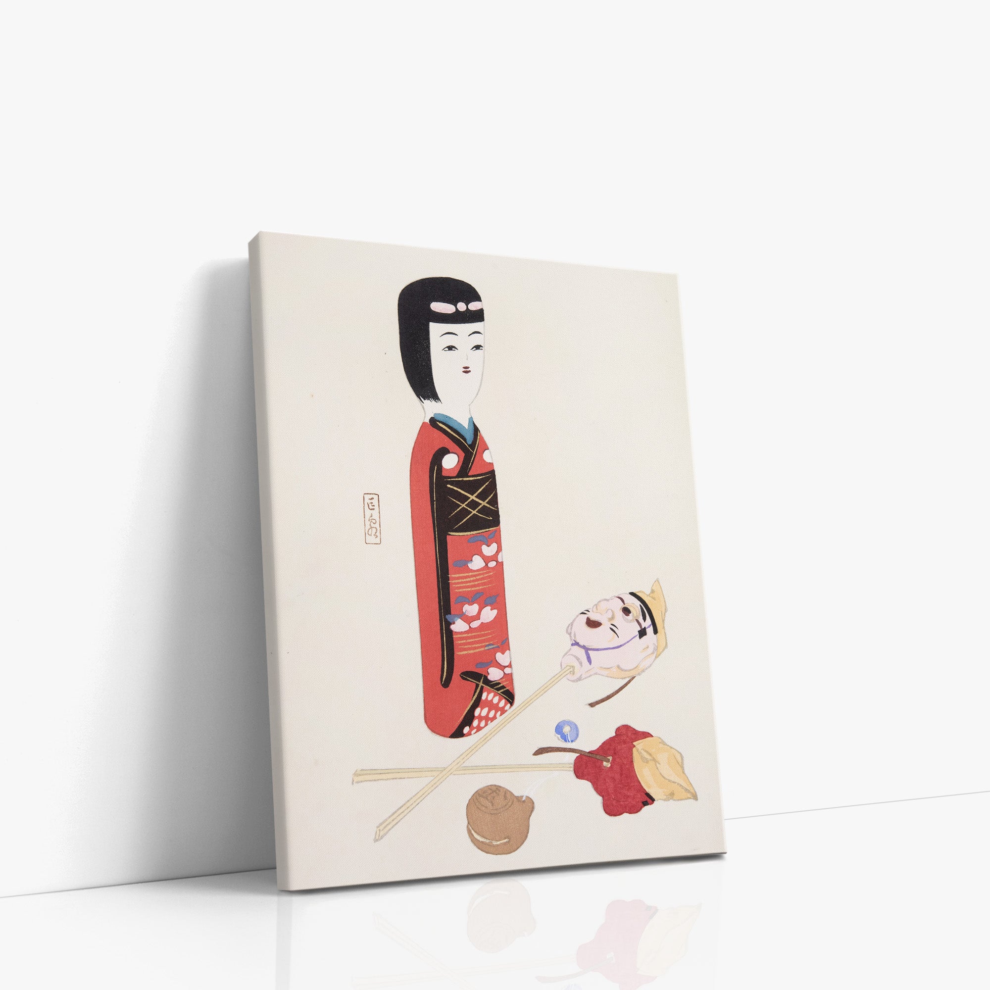 Kyosen’s Collected Illustrations of Japanese Toys Nr. 53 ("Traditional Japanese Figurines")