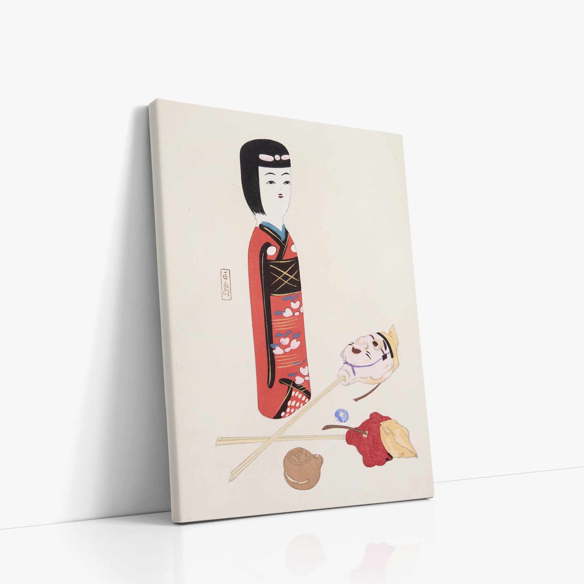 Kyosen’s Collected Illustrations of Japanese Toys Nr. 53 ("Traditional Japanese Figurines")