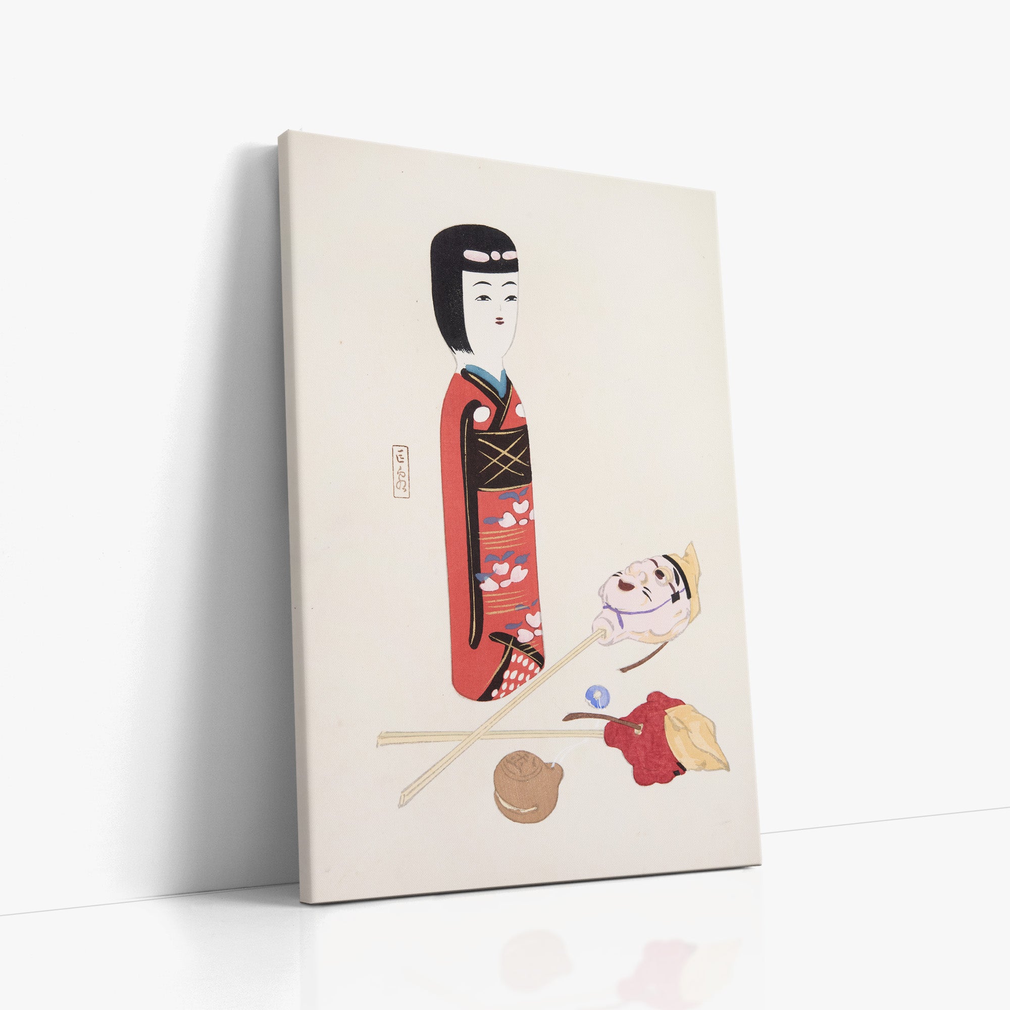Kyosen’s Collected Illustrations of Japanese Toys Nr. 53 ("Traditional Japanese Figurines")