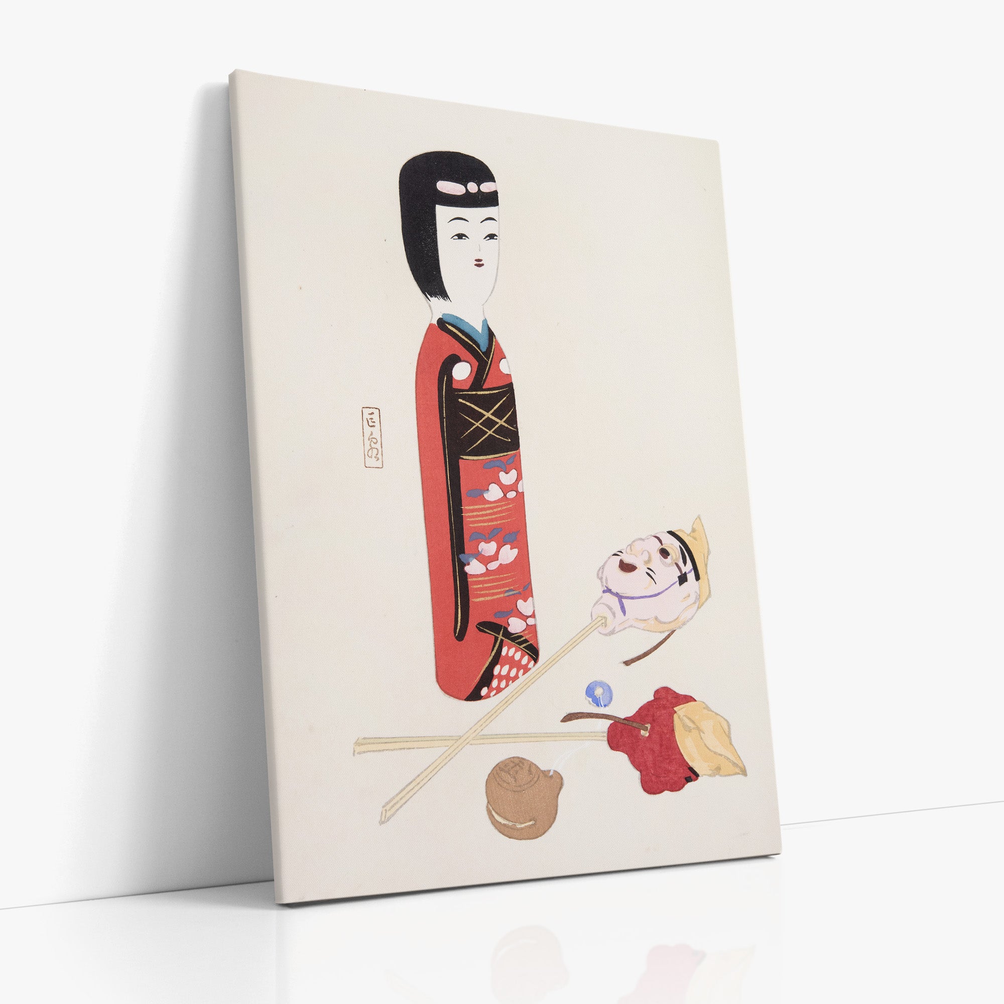 Kyosen’s Collected Illustrations of Japanese Toys Nr. 53 ("Traditional Japanese Figurines")