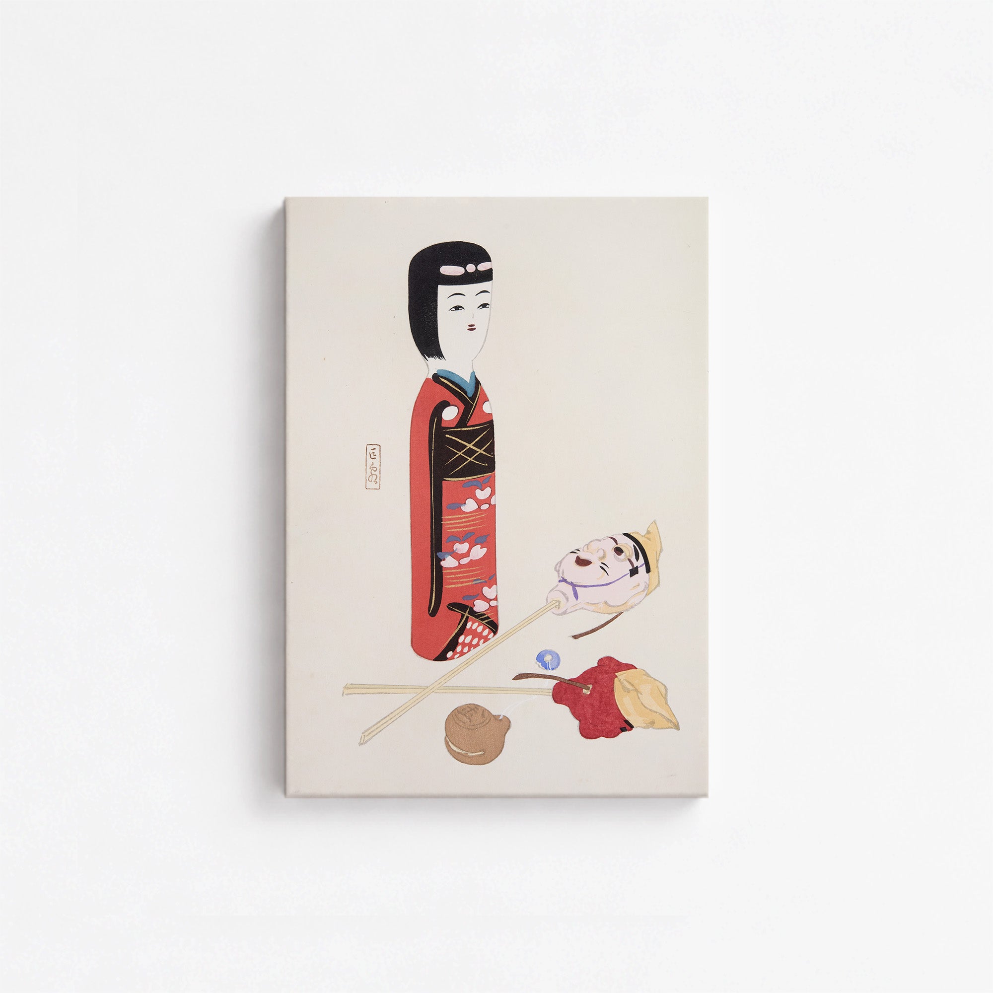 Kyosen’s Collected Illustrations of Japanese Toys Nr. 53 ("Traditional Japanese Figurines")