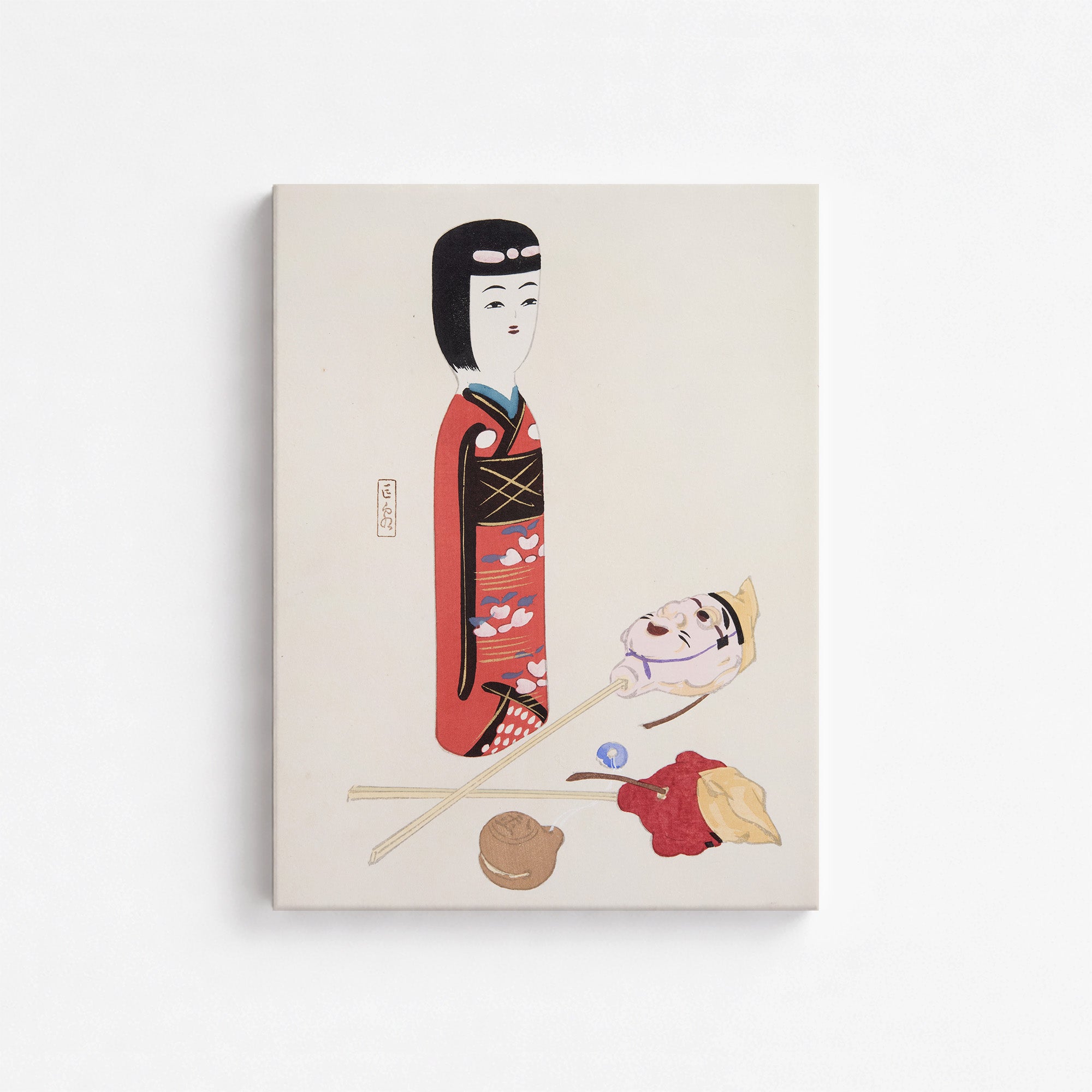 Kyosen’s Collected Illustrations of Japanese Toys Nr. 53 ("Traditional Japanese Figurines")
