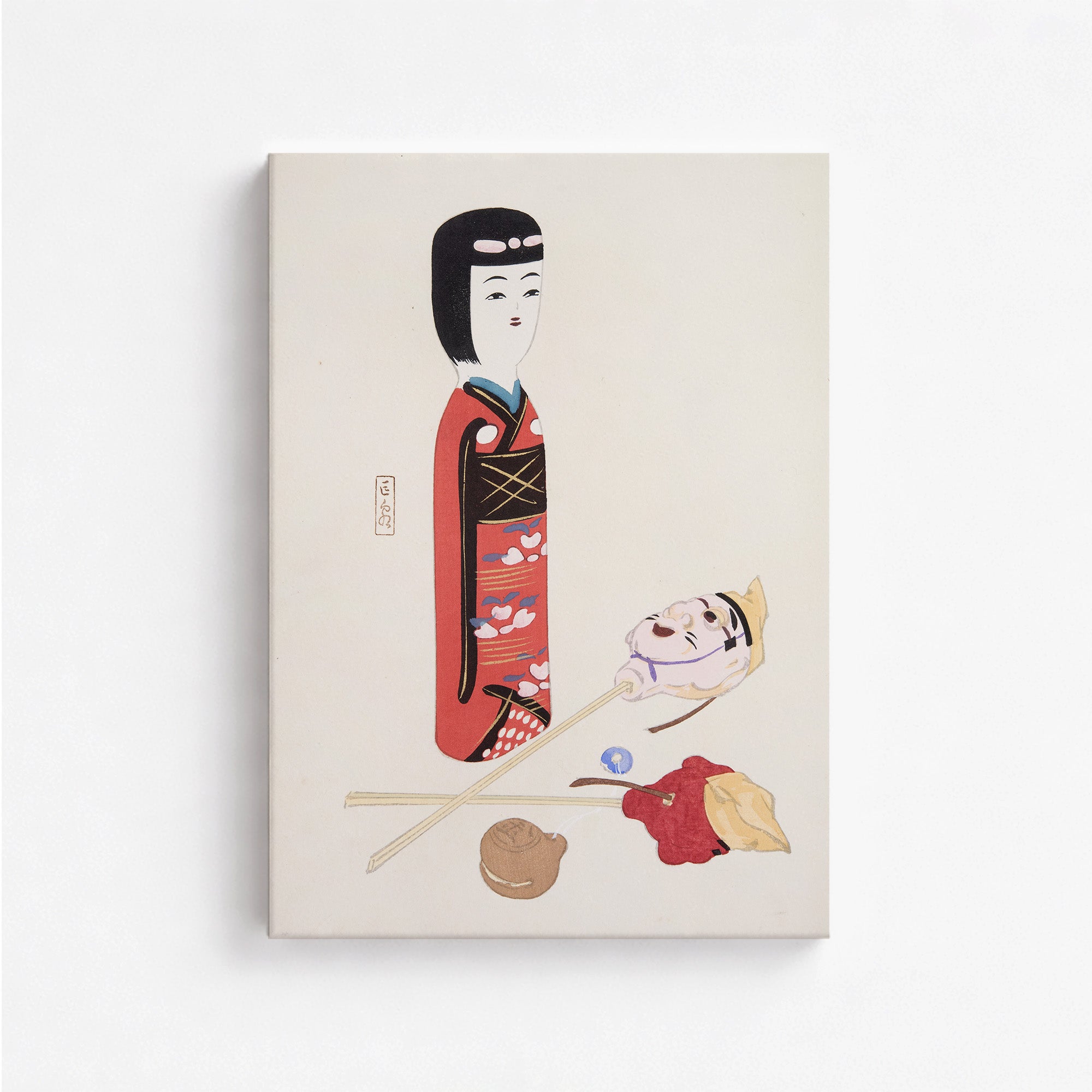 Kyosen’s Collected Illustrations of Japanese Toys Nr. 53 ("Traditional Japanese Figurines")