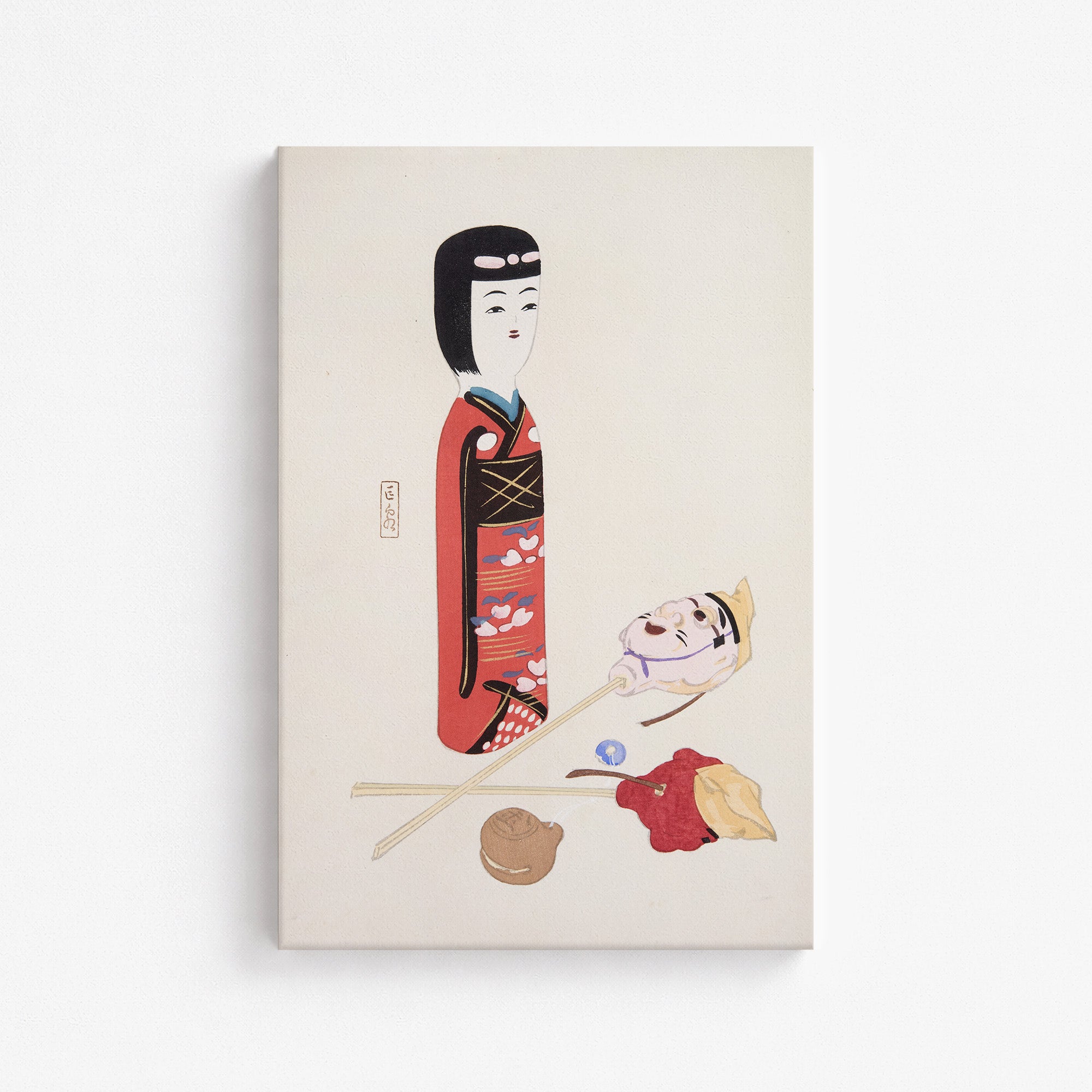 Kyosen’s Collected Illustrations of Japanese Toys Nr. 53 ("Traditional Japanese Figurines")