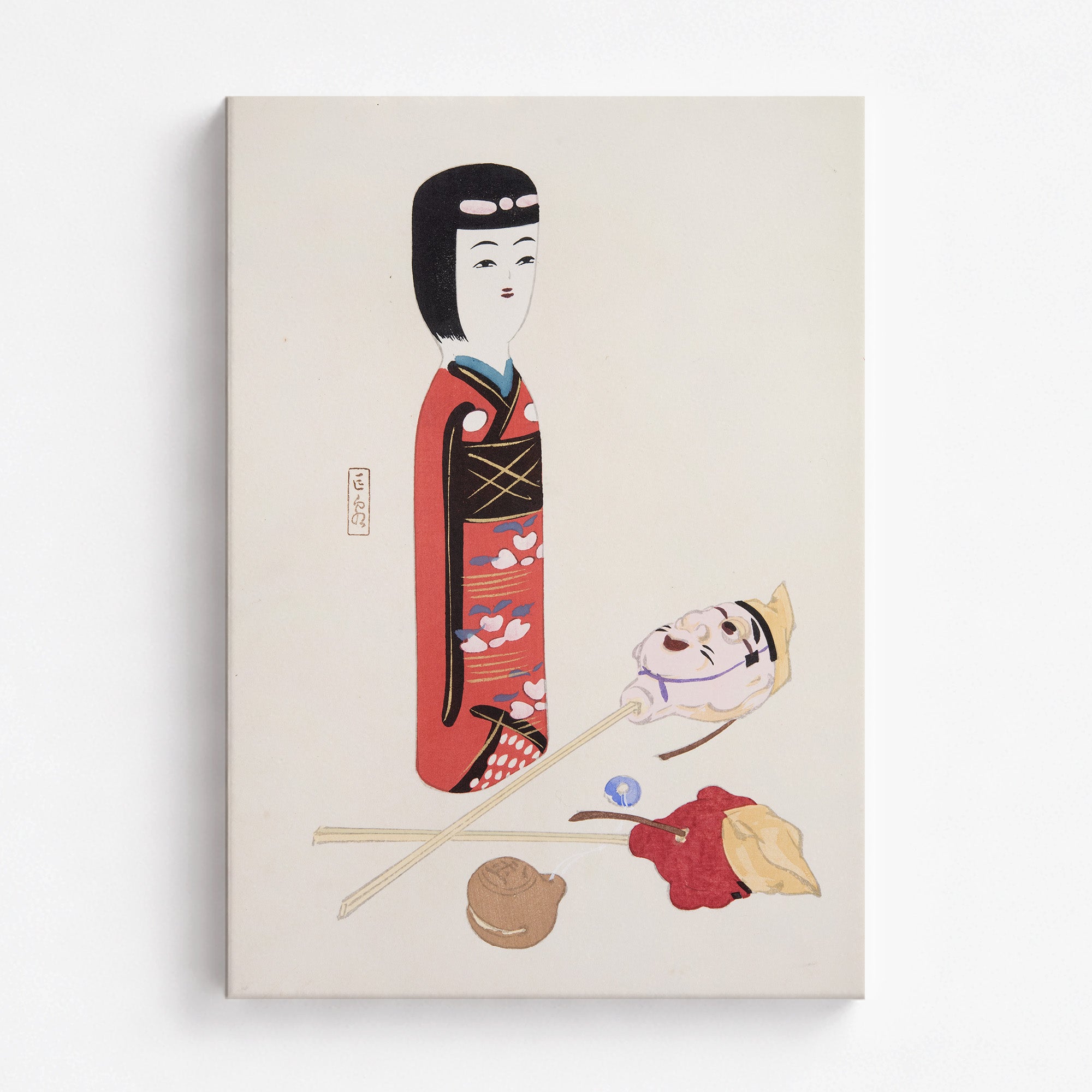 Kyosen’s Collected Illustrations of Japanese Toys Nr. 53 ("Traditional Japanese Figurines")