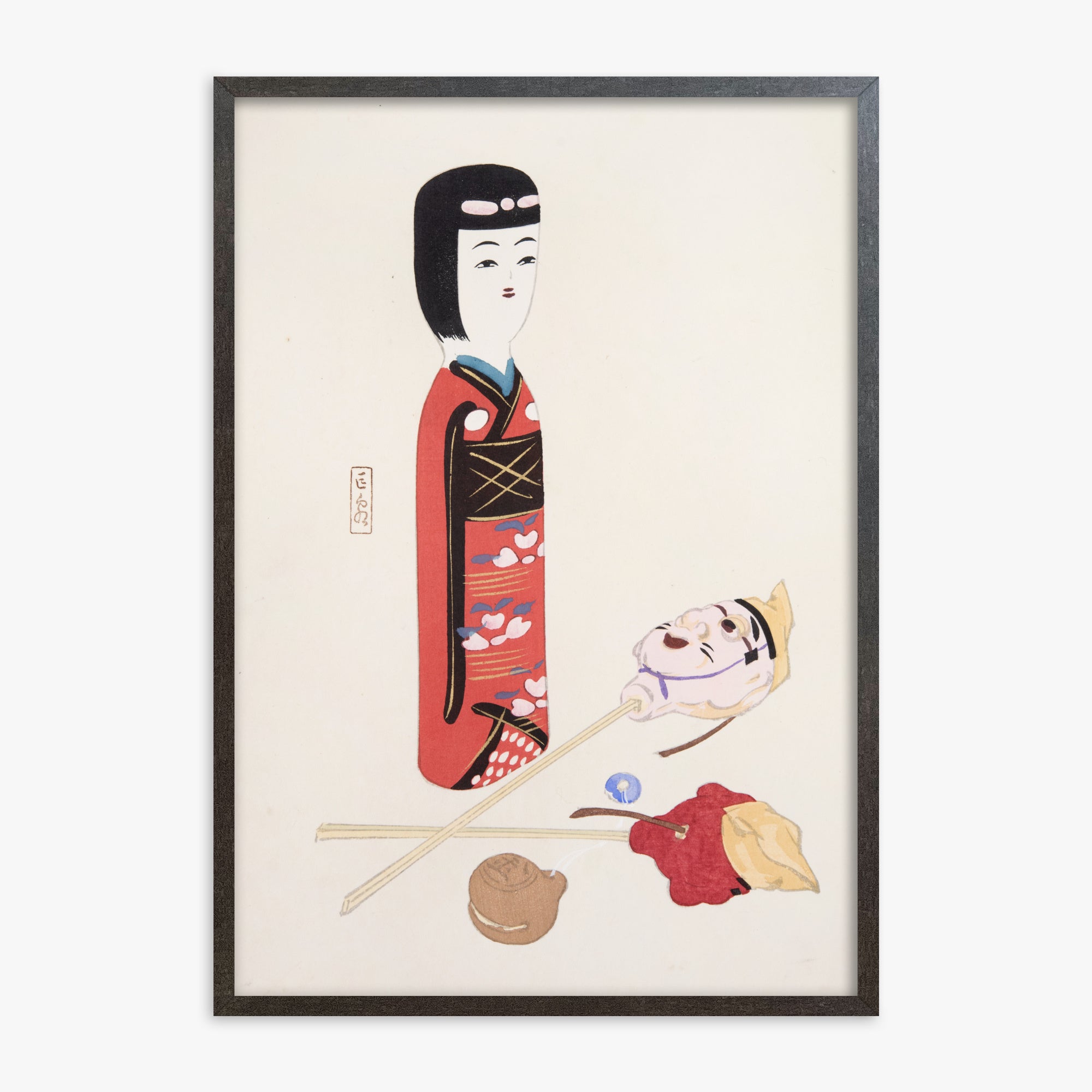 Kyosen's Collected Illustrations of Japanese Toys Nr. 53 ("Figurine tradizionali giapponesi")