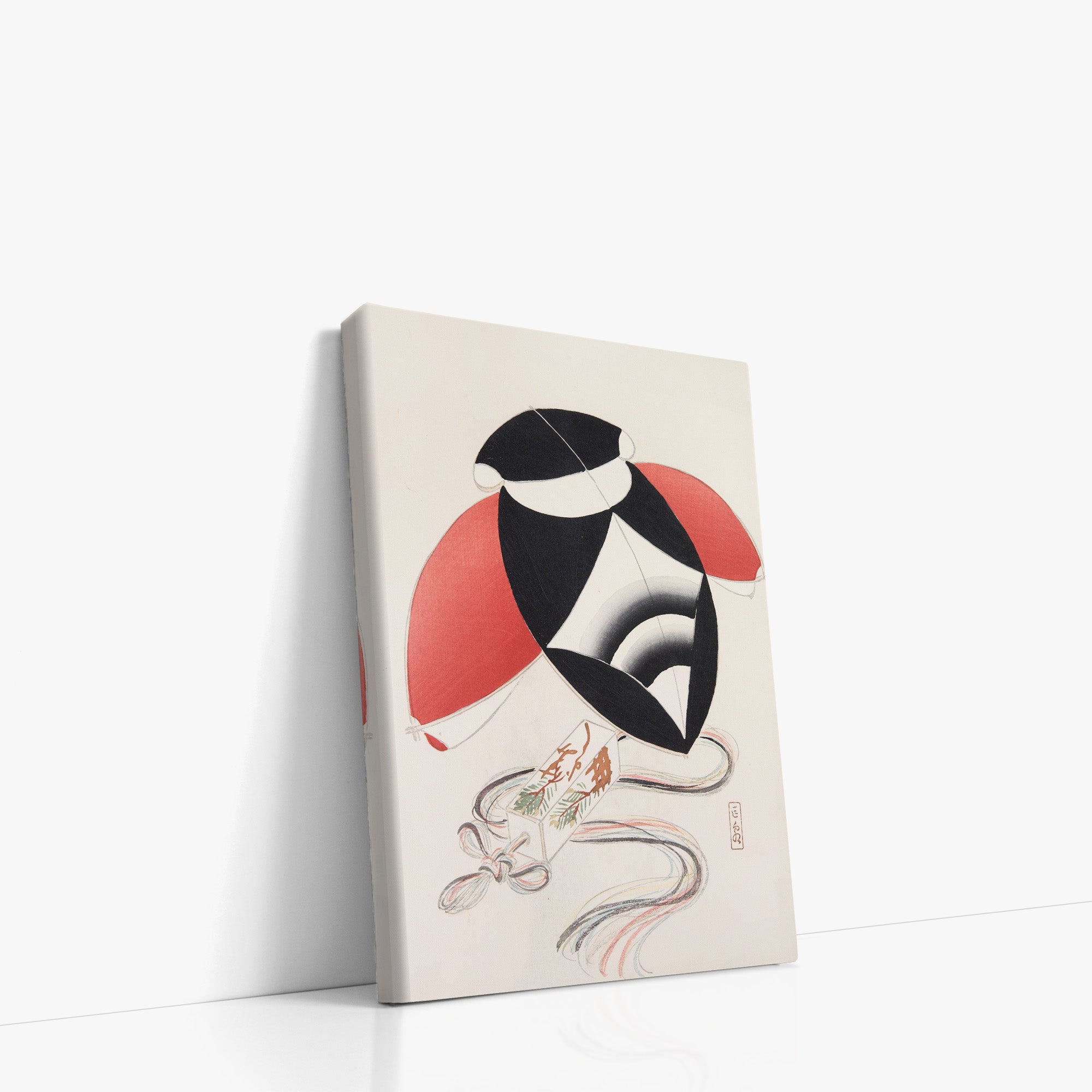 Kyosen’s Collected Illustrations of Japanese Toys Nr. 56 ("Harlequin Festival Kite")