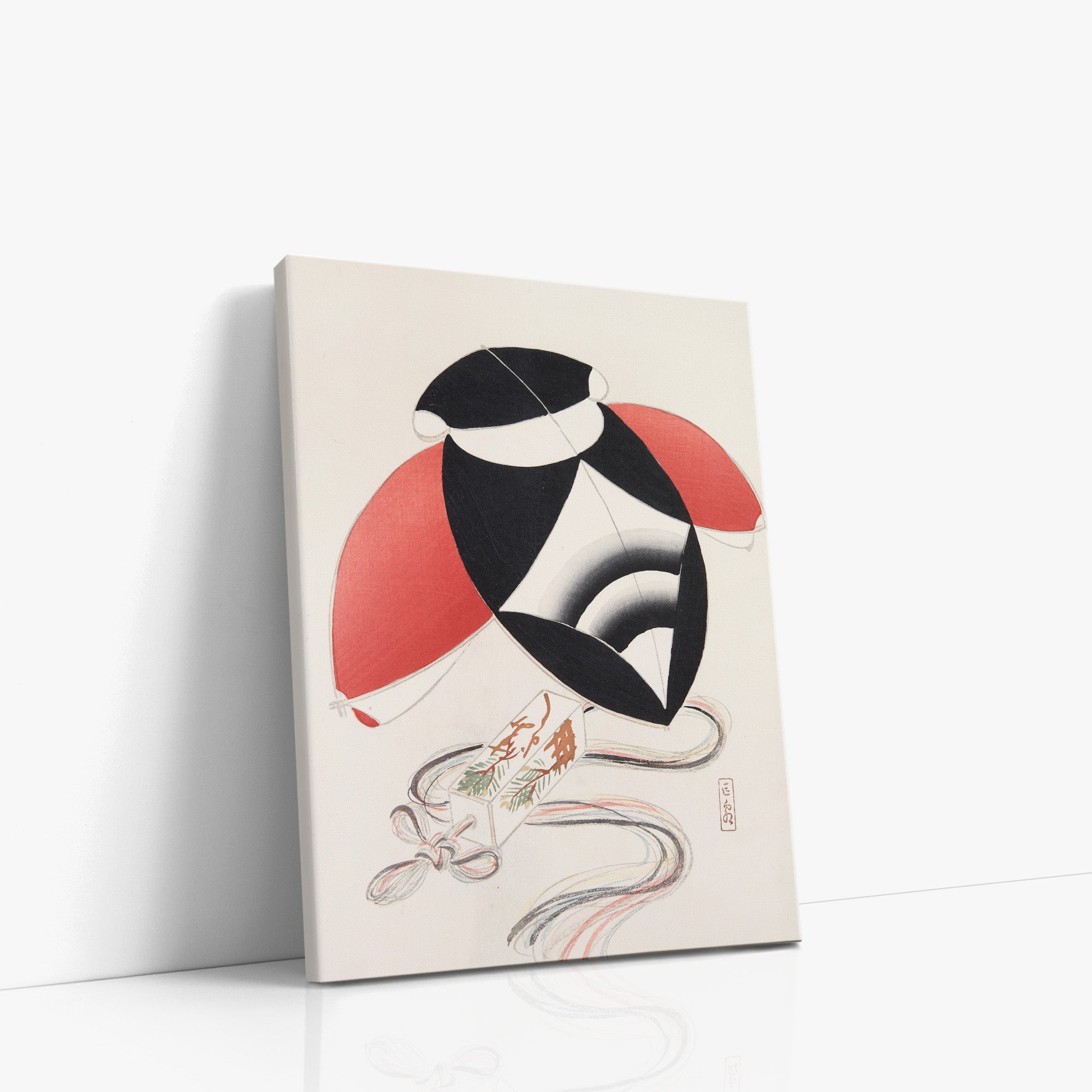 Kyosen’s Collected Illustrations of Japanese Toys Nr. 56 ("Harlequin Festival Kite")