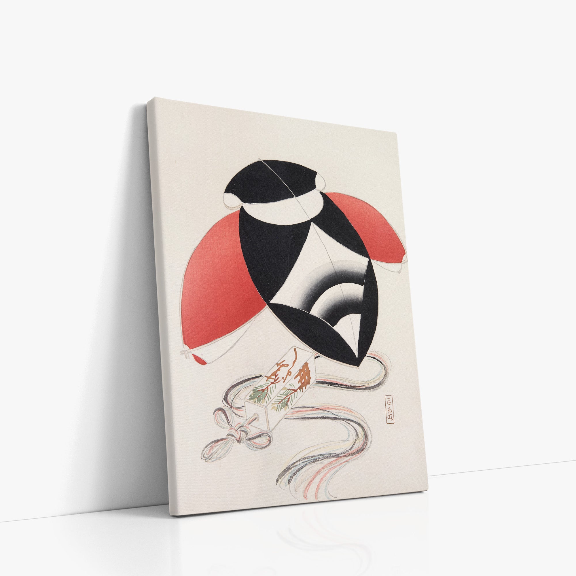 Kyosen’s Collected Illustrations of Japanese Toys Nr. 56 ("Harlequin Festival Kite")