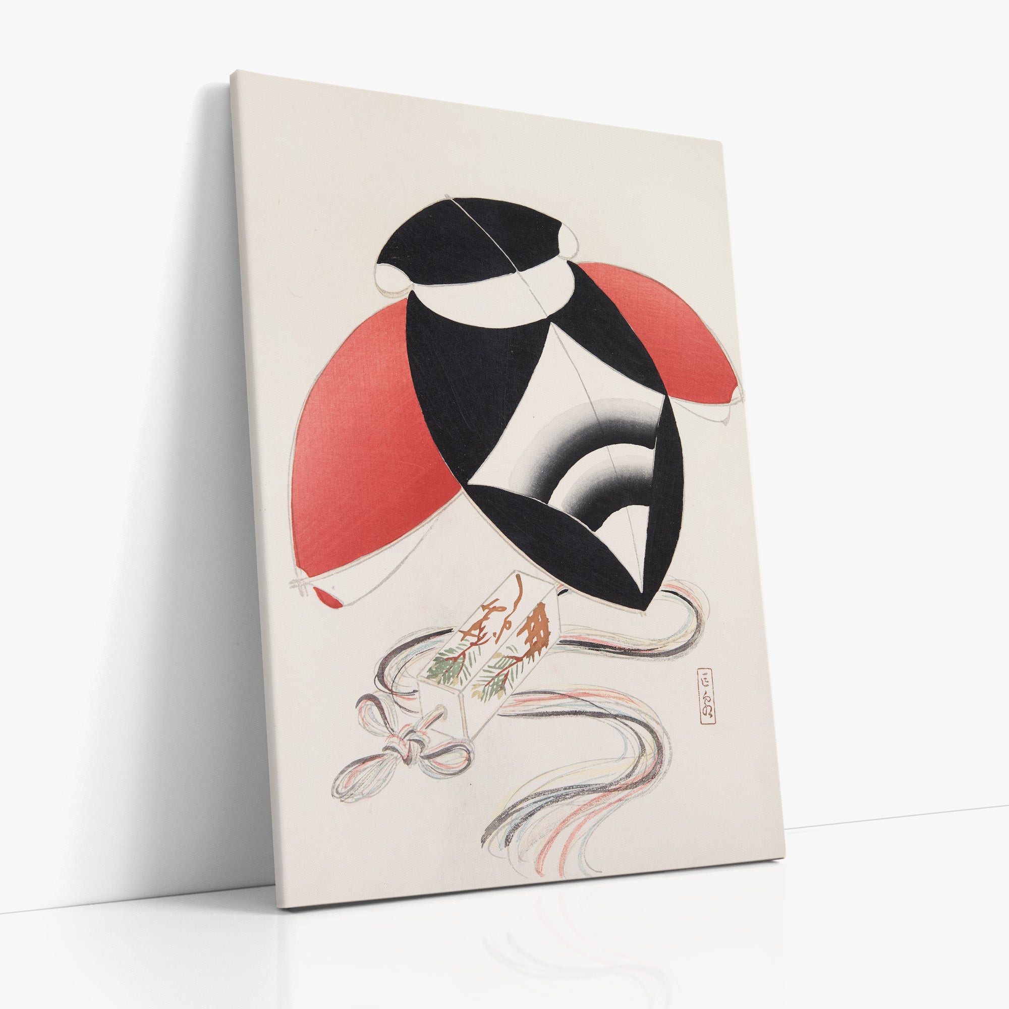 Kyosen’s Collected Illustrations of Japanese Toys Nr. 56 ("Harlequin Festival Kite")