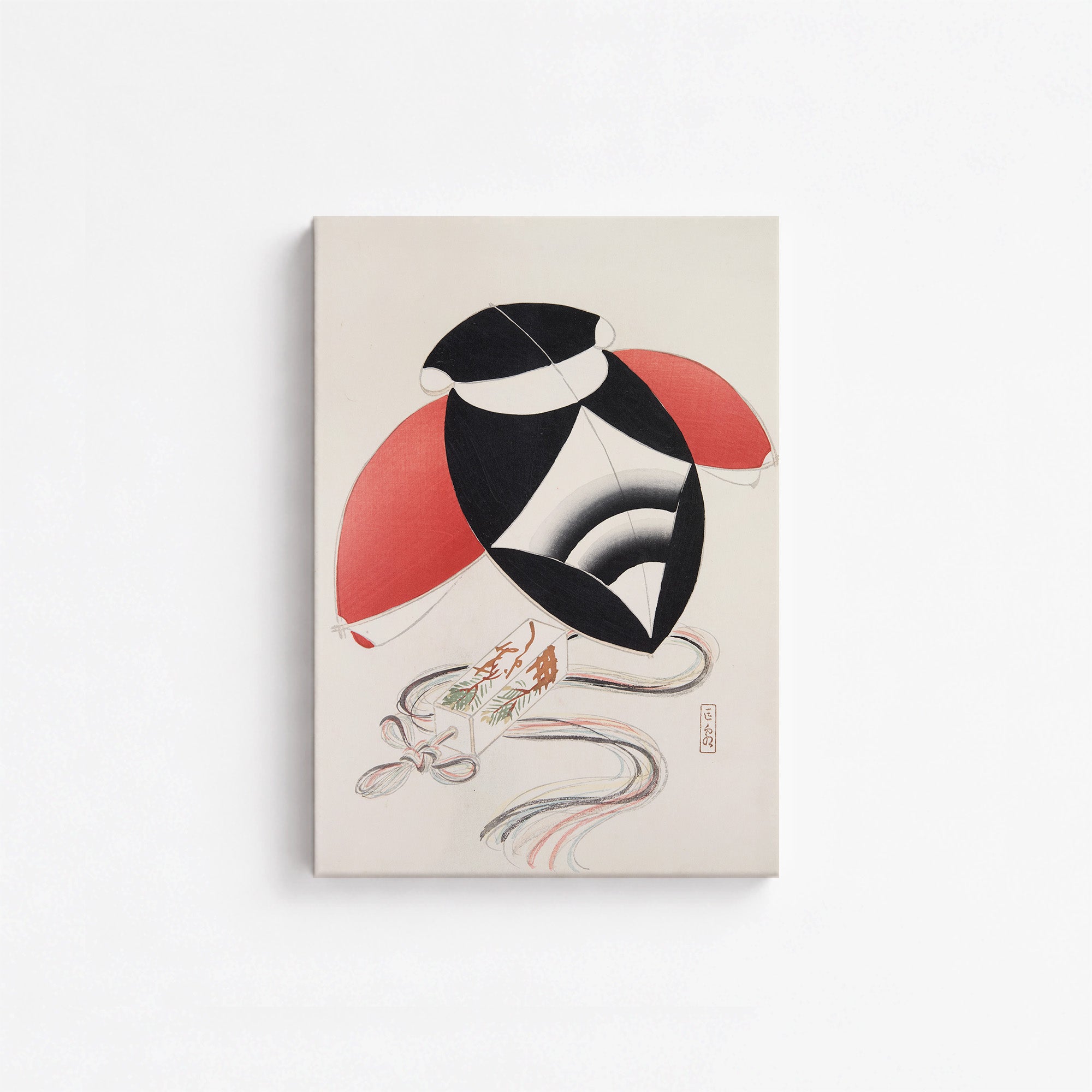 Kyosen’s Collected Illustrations of Japanese Toys Nr. 56 ("Harlequin Festival Kite")
