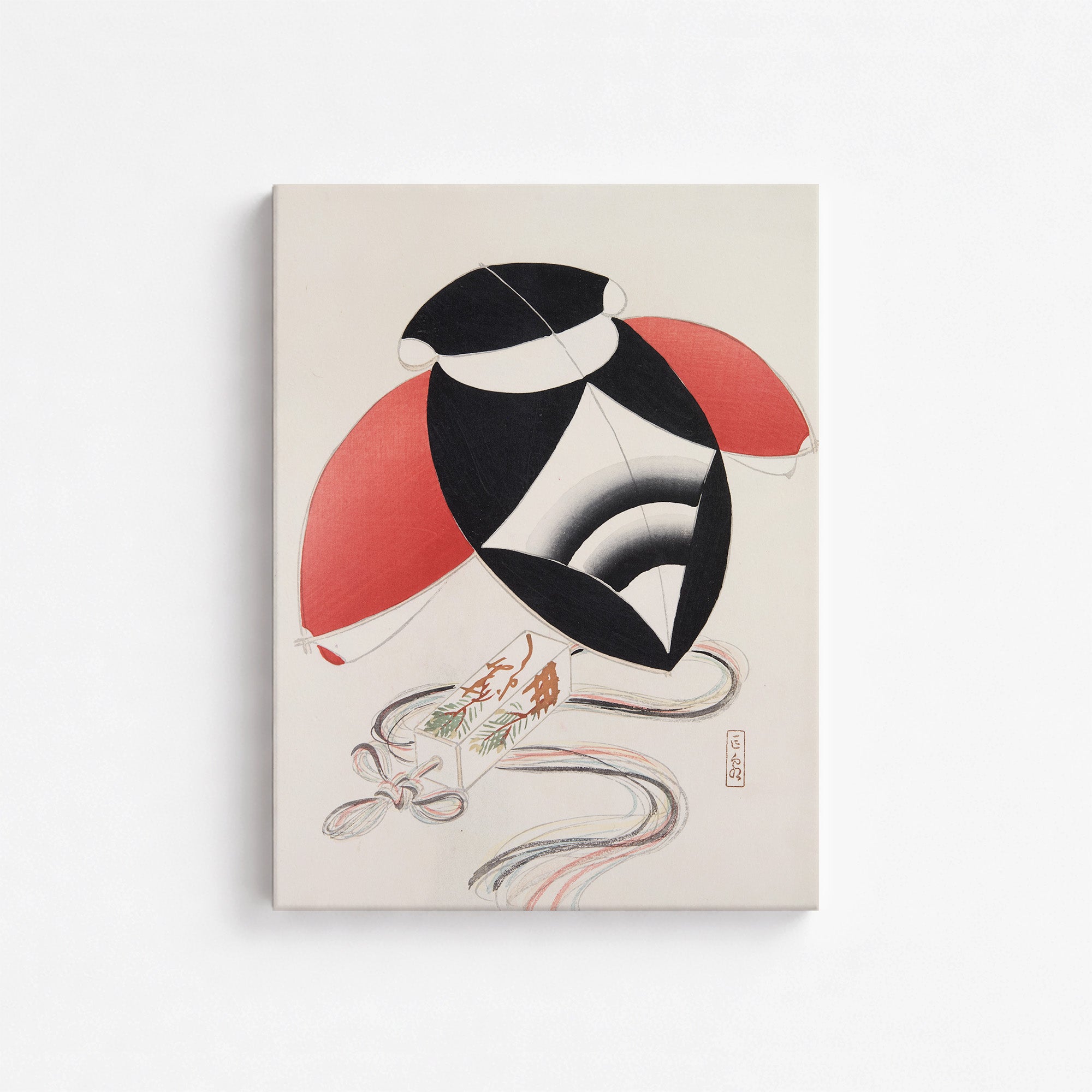 Kyosen’s Collected Illustrations of Japanese Toys Nr. 56 ("Harlequin Festival Kite")