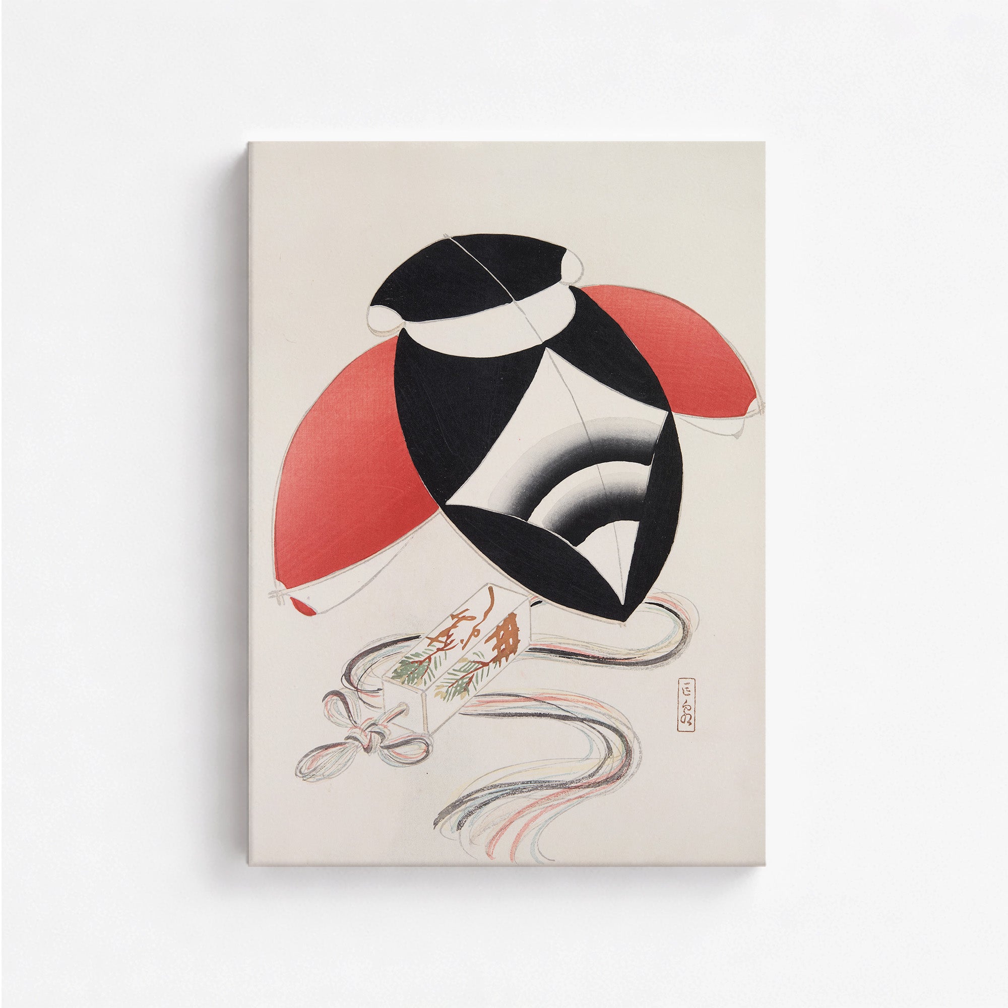 Kyosen’s Collected Illustrations of Japanese Toys Nr. 56 ("Harlequin Festival Kite")