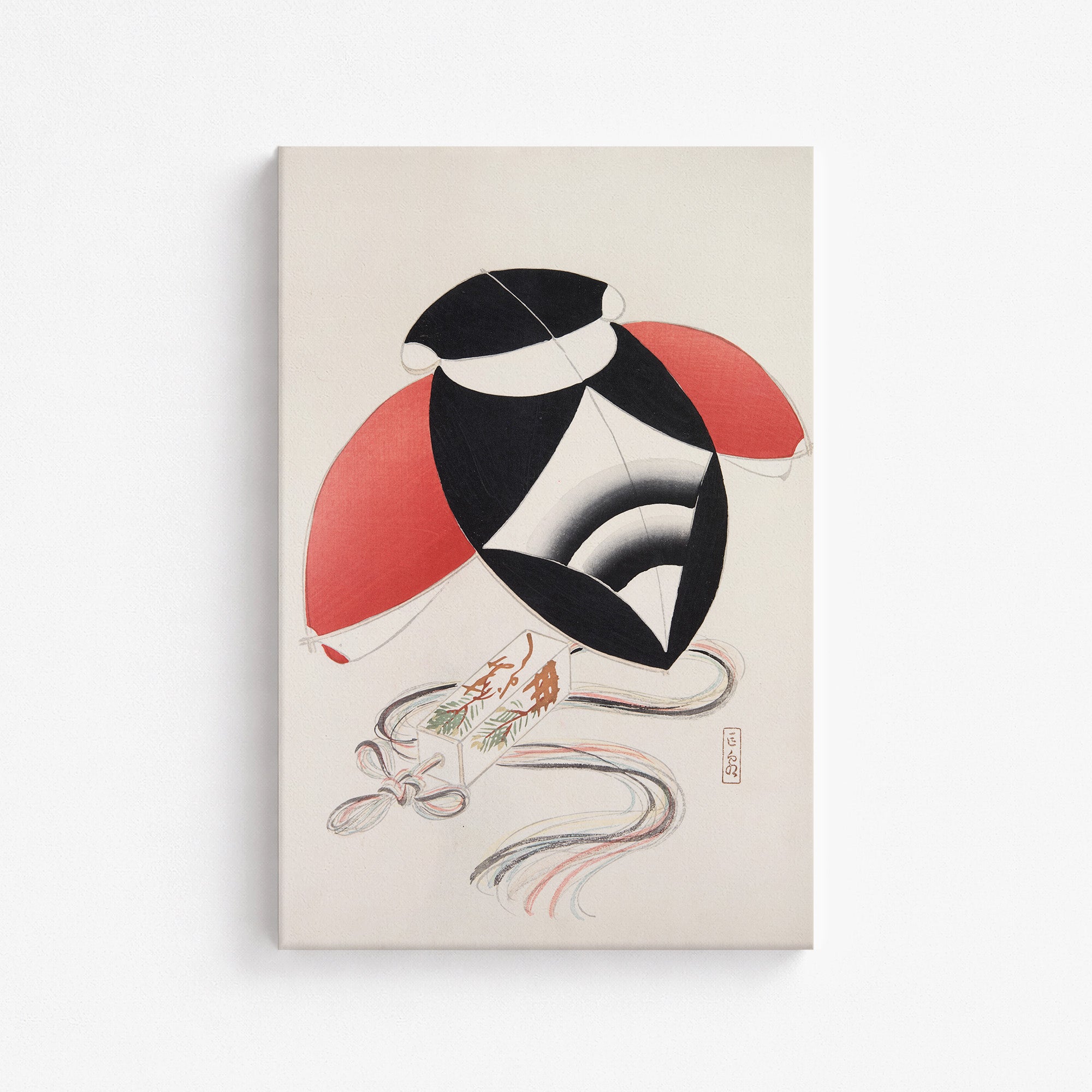 Kyosen’s Collected Illustrations of Japanese Toys Nr. 56 ("Harlequin Festival Kite")