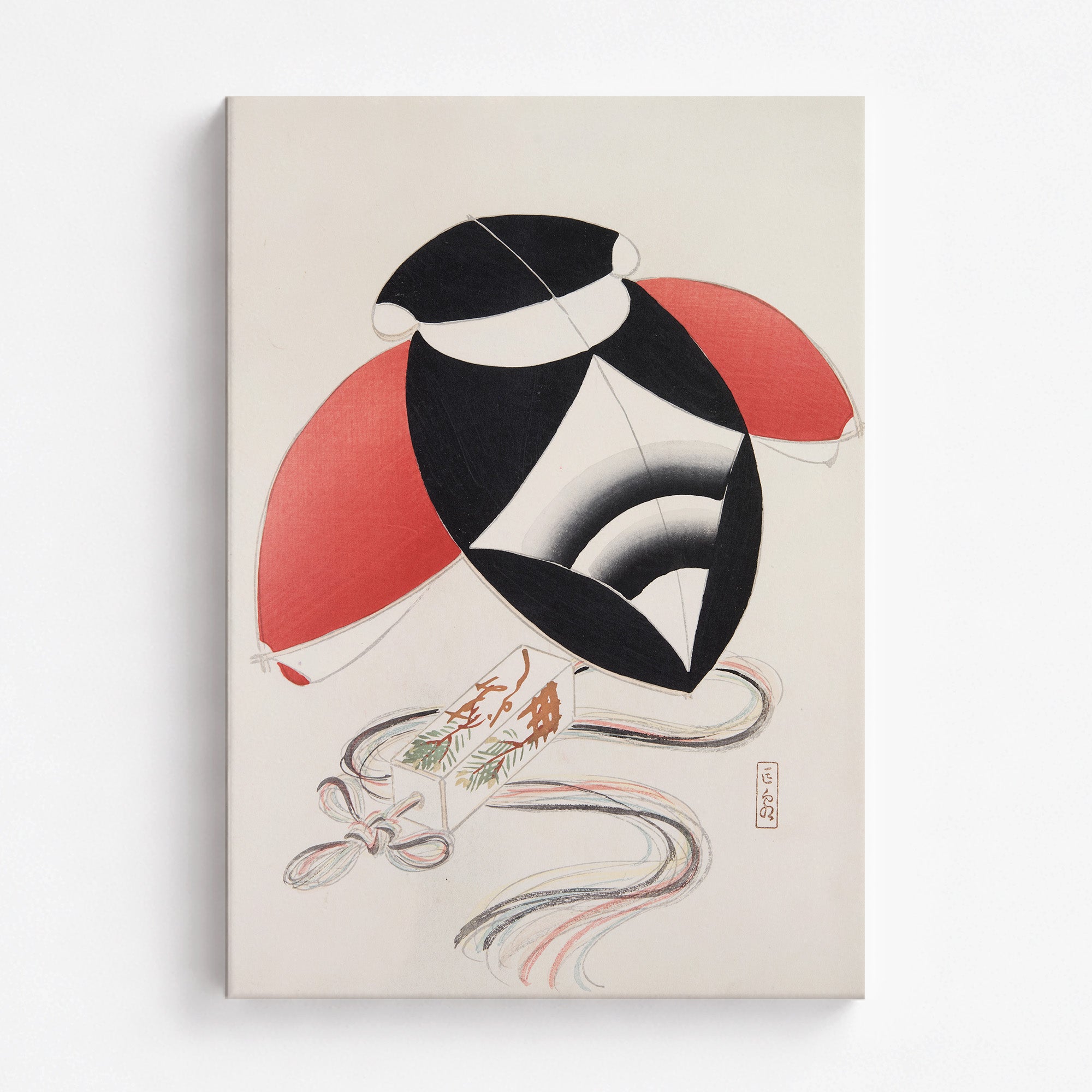 Kyosen’s Collected Illustrations of Japanese Toys Nr. 56 ("Harlequin Festival Kite")