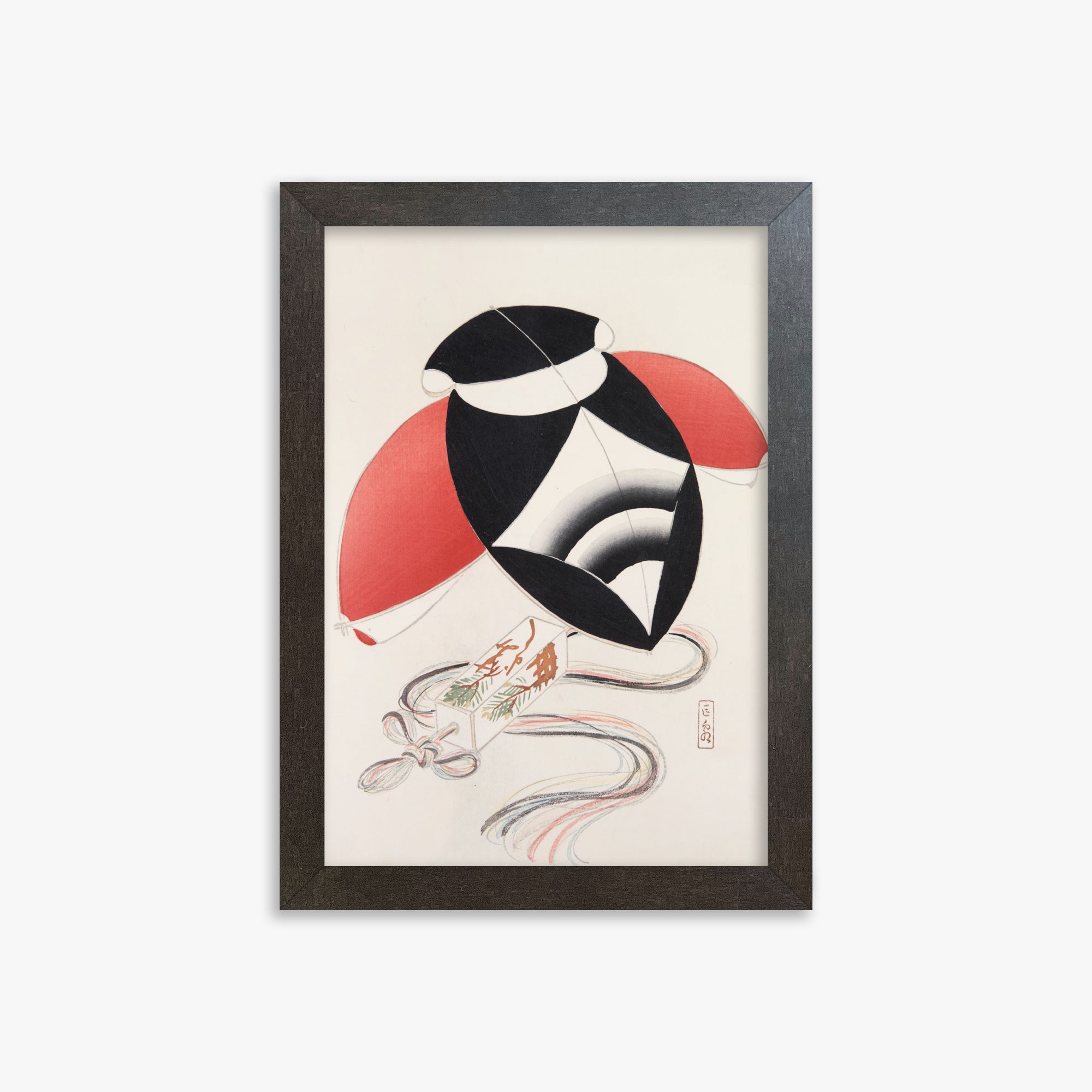 Kyosen's Collected Illustrations of Japanese Toys Nr. 56 ("Aquilone della Festa di Arlecchino")