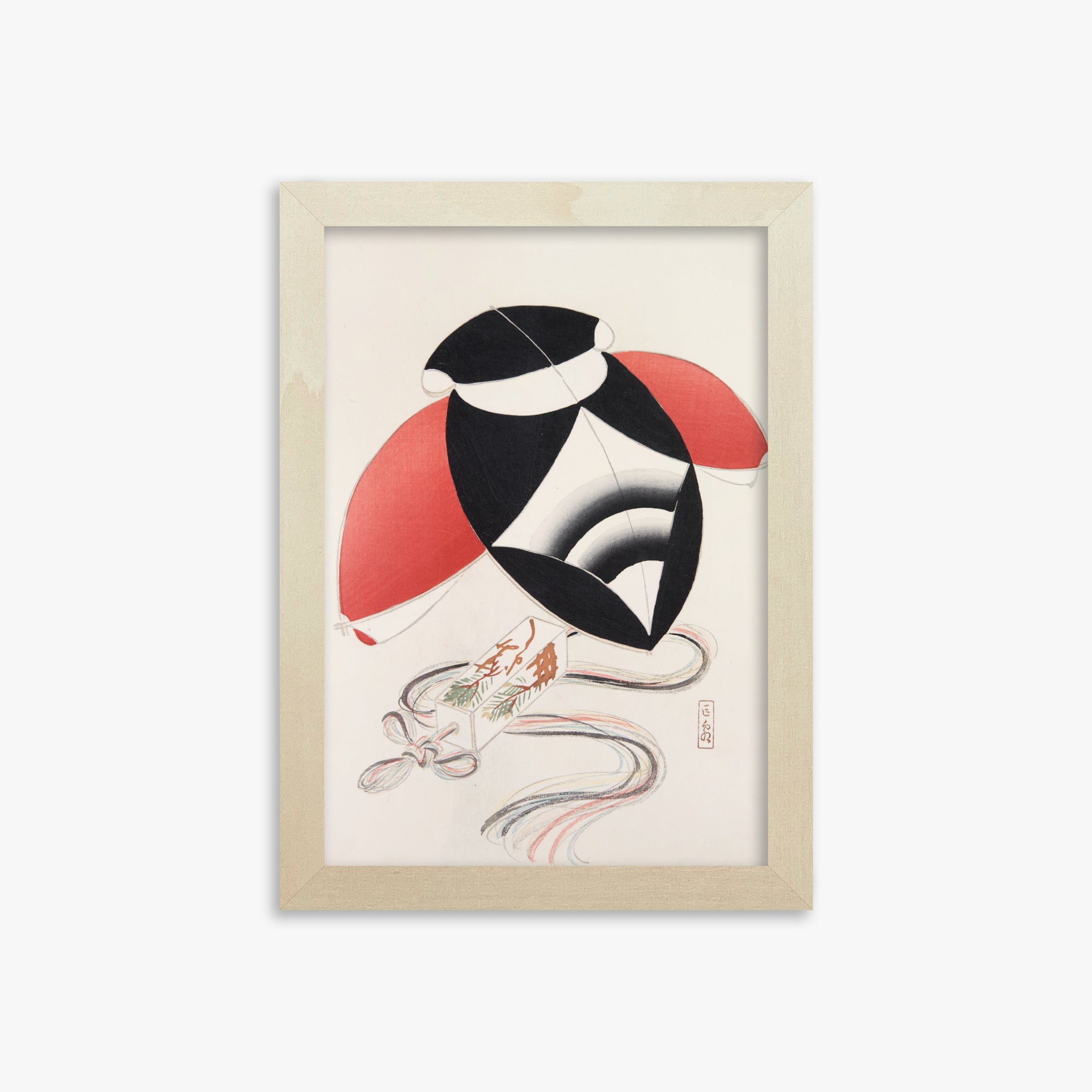 Kyosen's Collected Illustrations of Japanese Toys Nr. 56 ("Aquilone della Festa di Arlecchino")