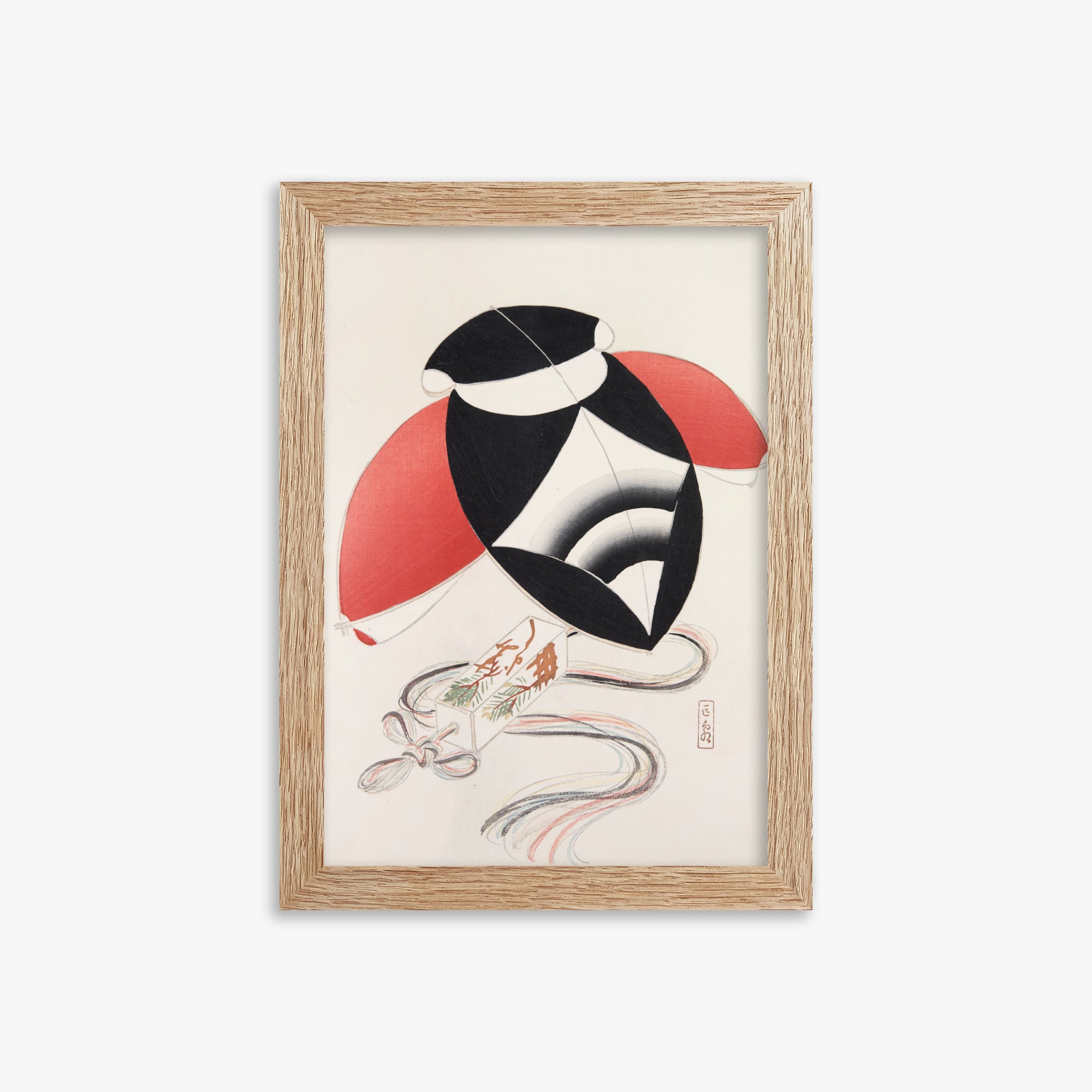 Kyosen's Collected Illustrations of Japanese Toys Nr. 56 ("Aquilone della Festa di Arlecchino")