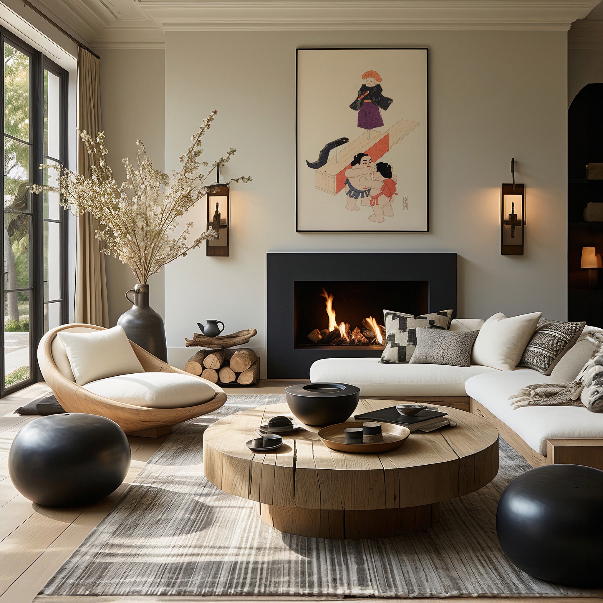 Design Concept No. 39 for Kawasaki Kyosen: Kyosen’s Collected Illustrations of Japanese Toys Nr. 61 ("Traditional Japanese Doll Scene") Japanese Wall Art