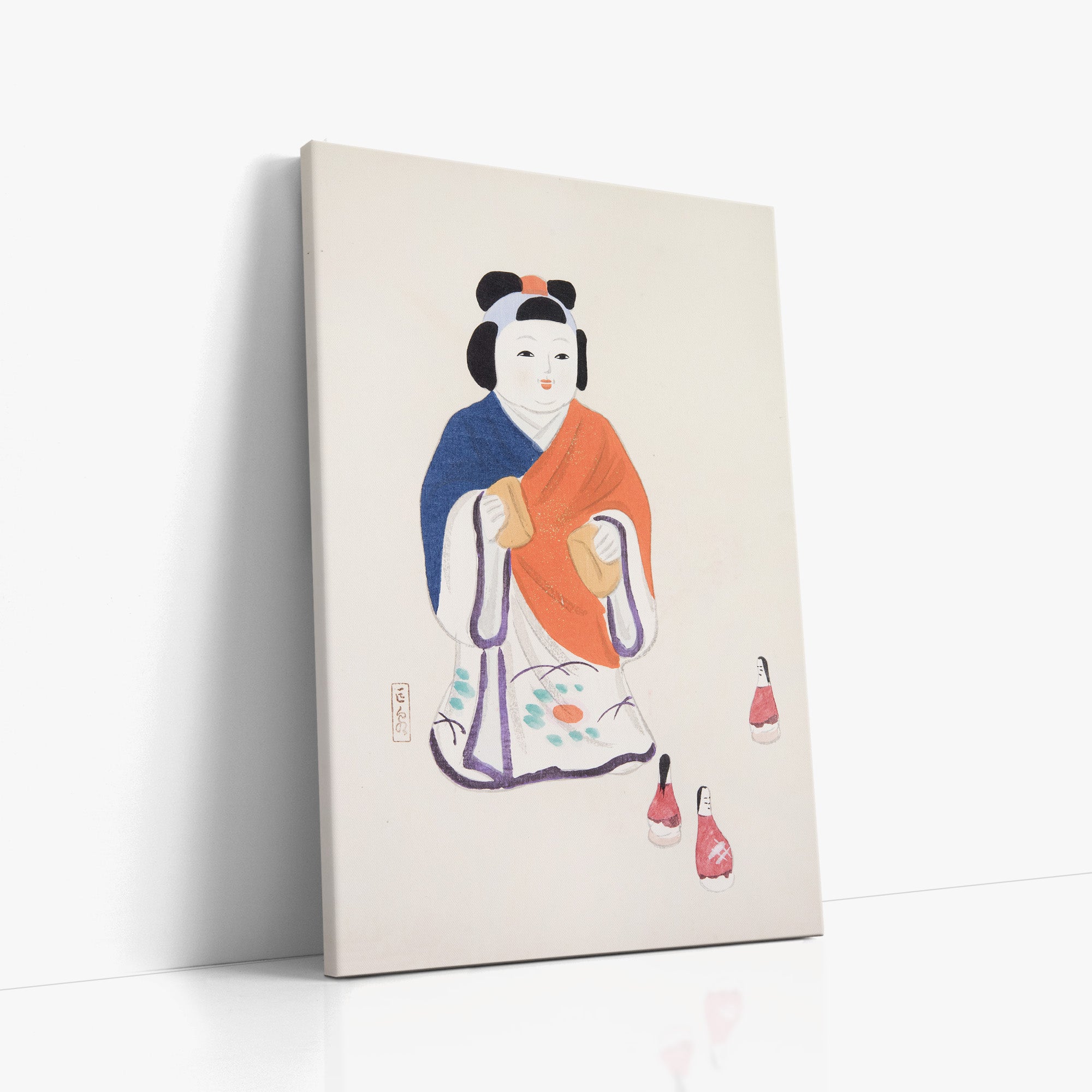 Kyosen's Collected Illustrations of Japanese Toys Nr. 63 ("Serene Heritage Doll")