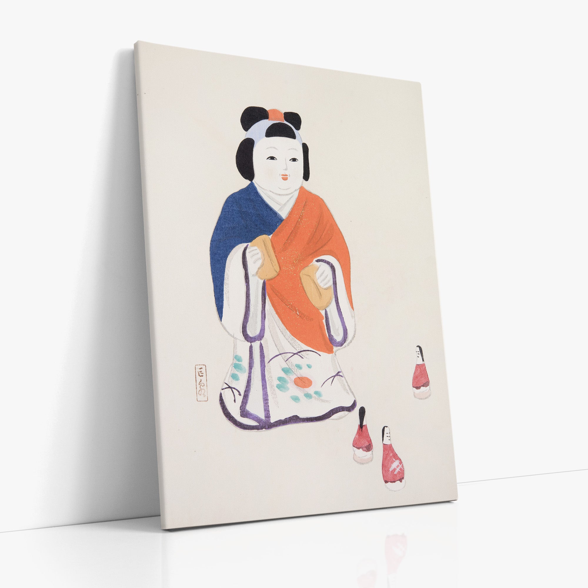Kyosen's Collected Illustrations of Japanese Toys Nr. 63 ("Serene Heritage Doll")