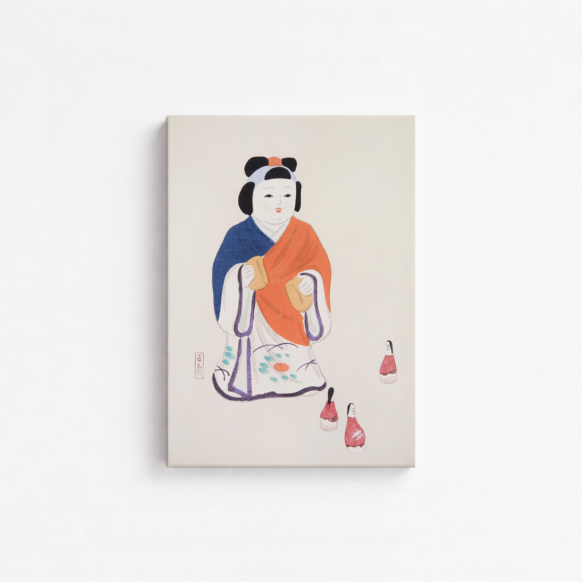 Kyosen's Collected Illustrations of Japanese Toys Nr. 63 ("Serene Heritage Doll")