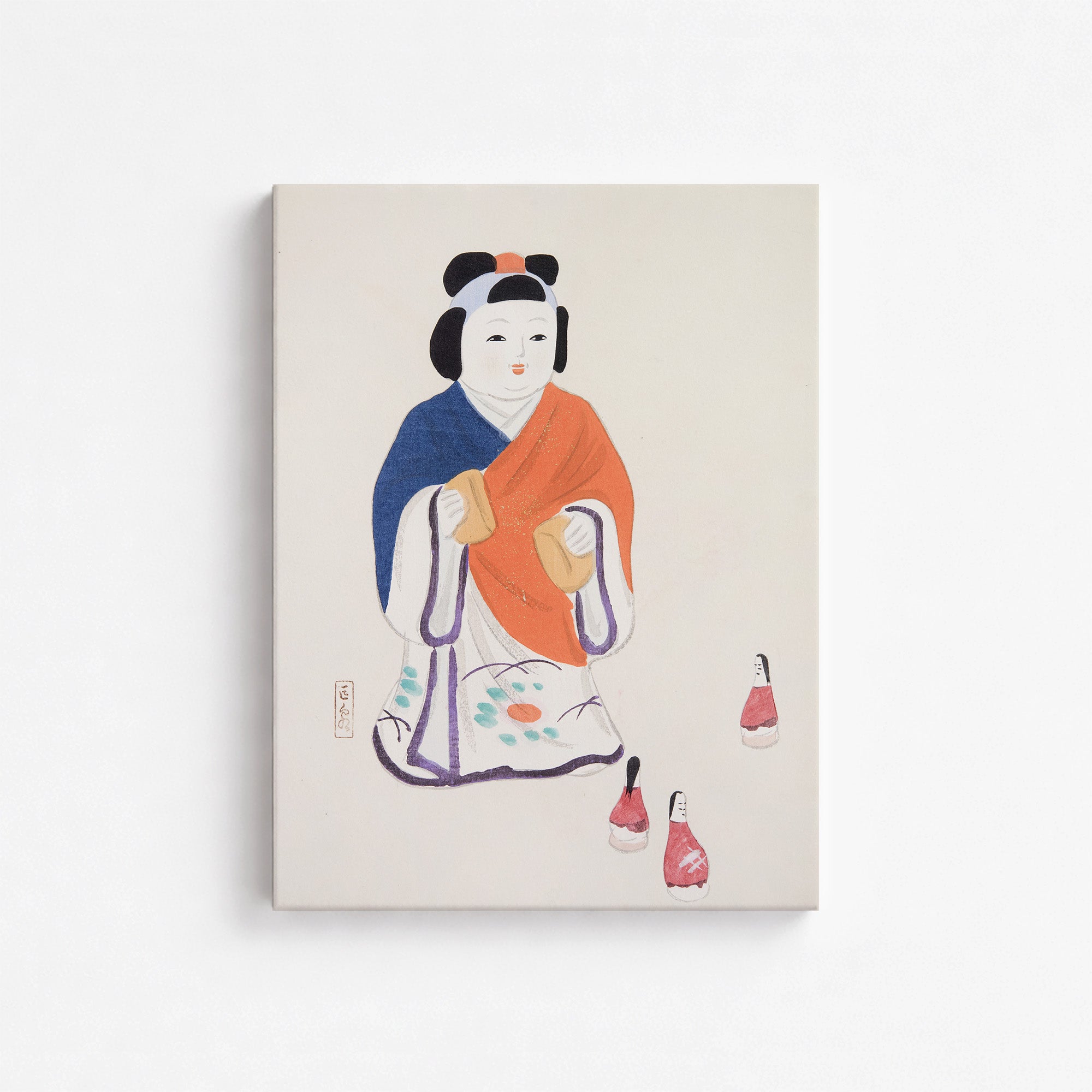 Kyosen's Collected Illustrations of Japanese Toys Nr. 63 ("Serene Heritage Doll")