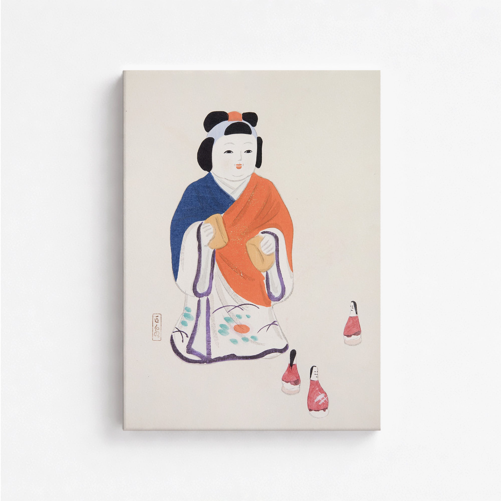 Kyosen's Collected Illustrations of Japanese Toys Nr. 63 ("Serene Heritage Doll")