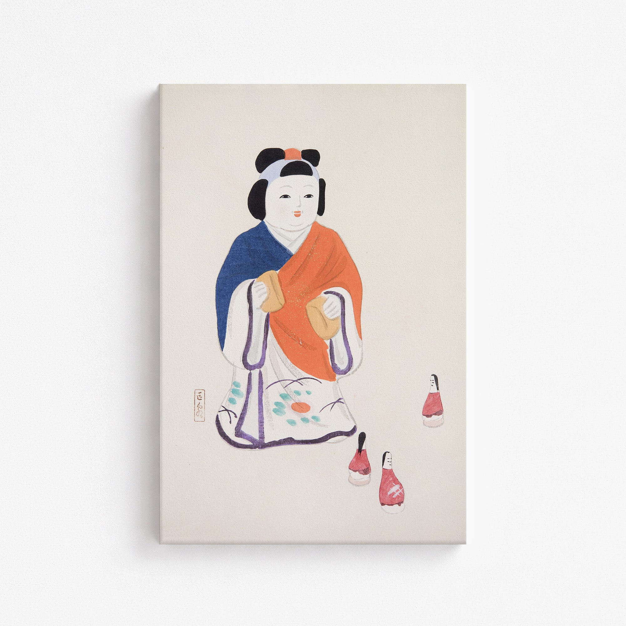 Kyosen's Collected Illustrations of Japanese Toys Nr. 63 ("Serene Heritage Doll")