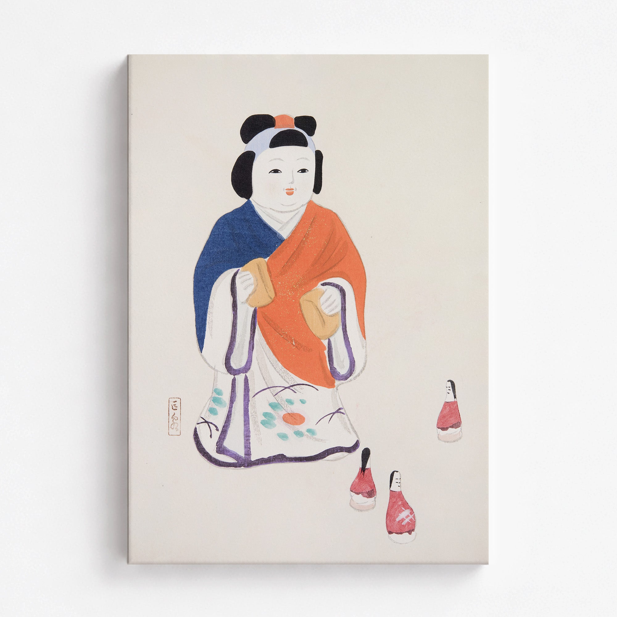Kyosen's Collected Illustrations of Japanese Toys Nr. 63 ("Serene Heritage Doll")