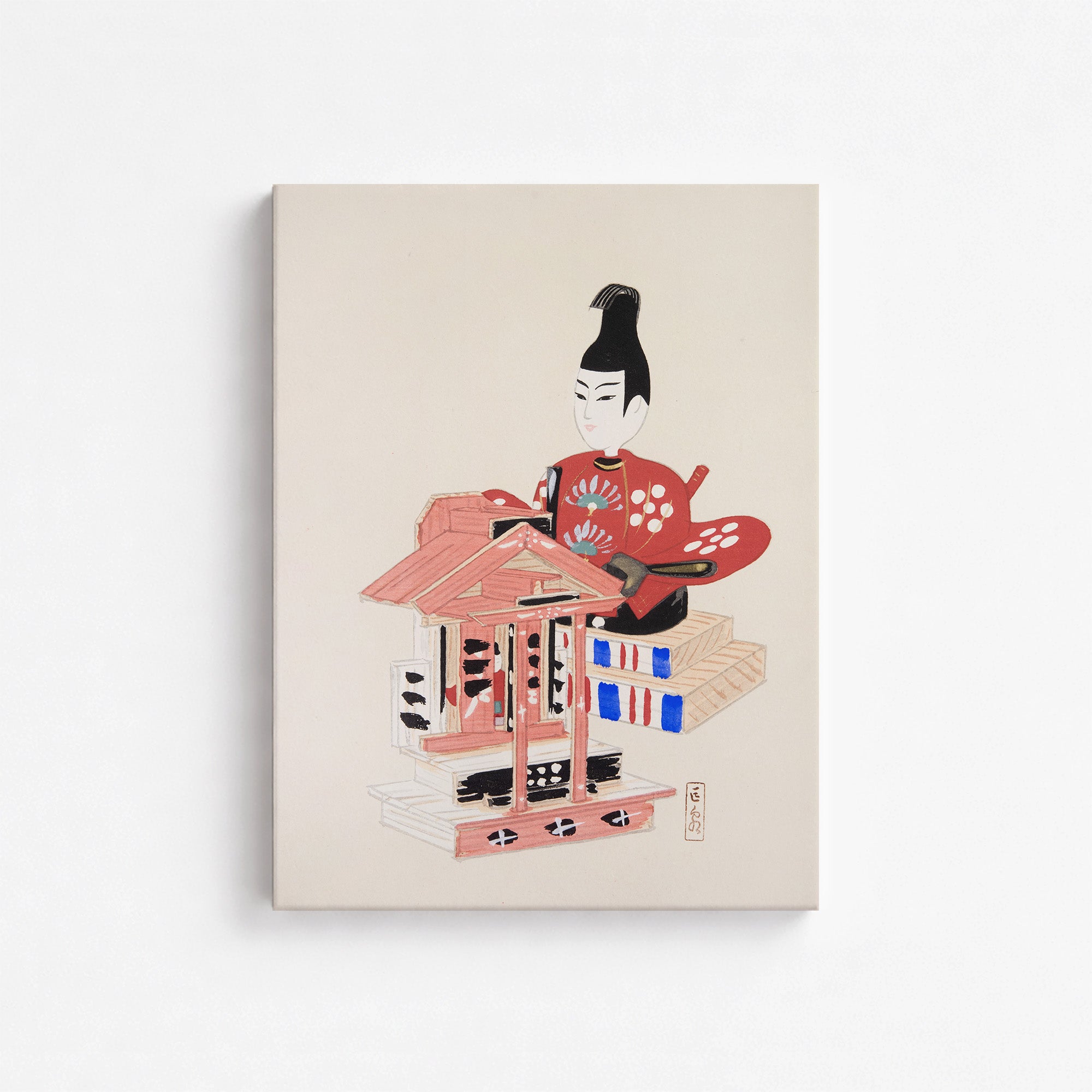 Kyosen's Collected Illustrations of Japanese Toys Nr. 65 ("Ancient Temple Guardian")