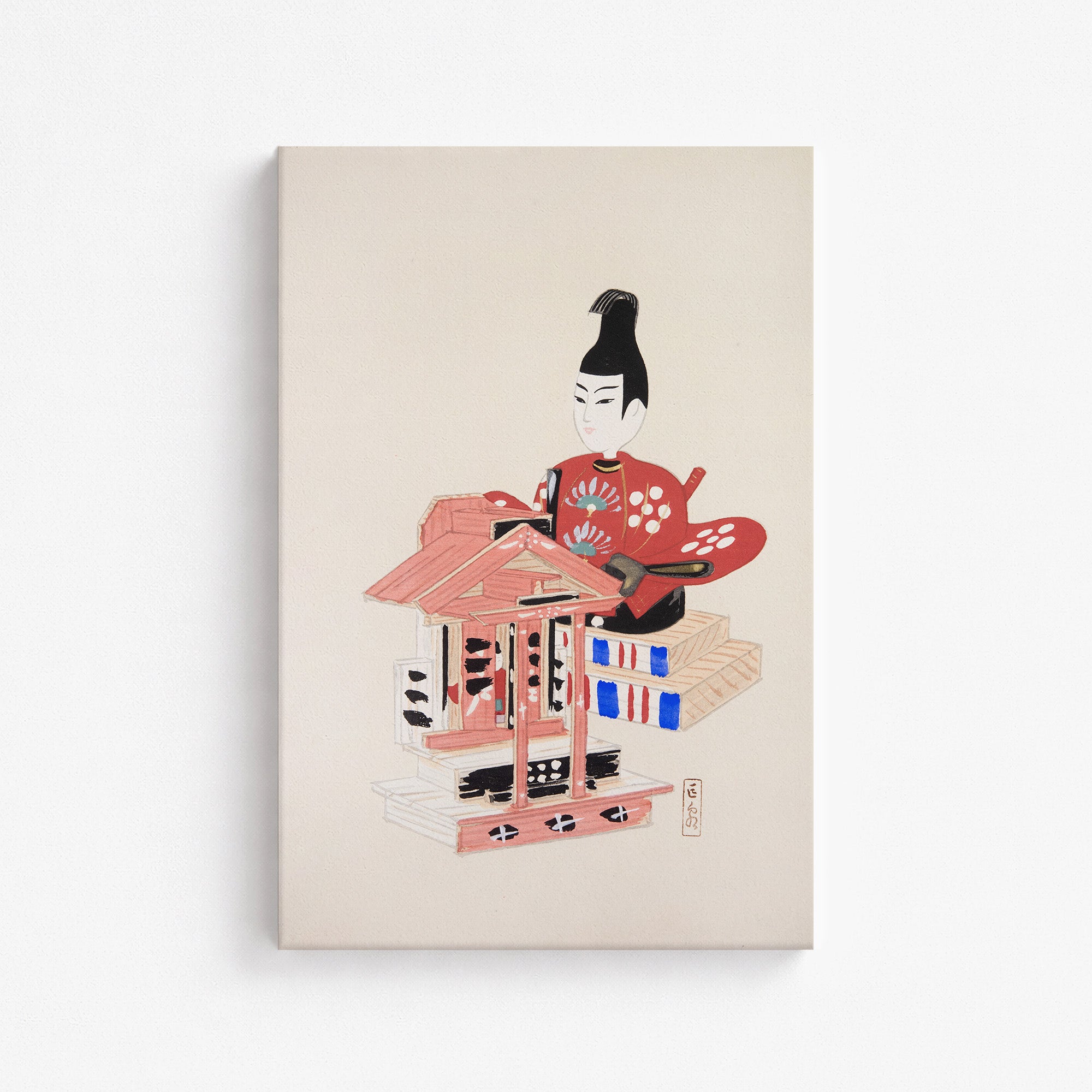 Kyosen's Collected Illustrations of Japanese Toys Nr. 65 ("Ancient Temple Guardian")