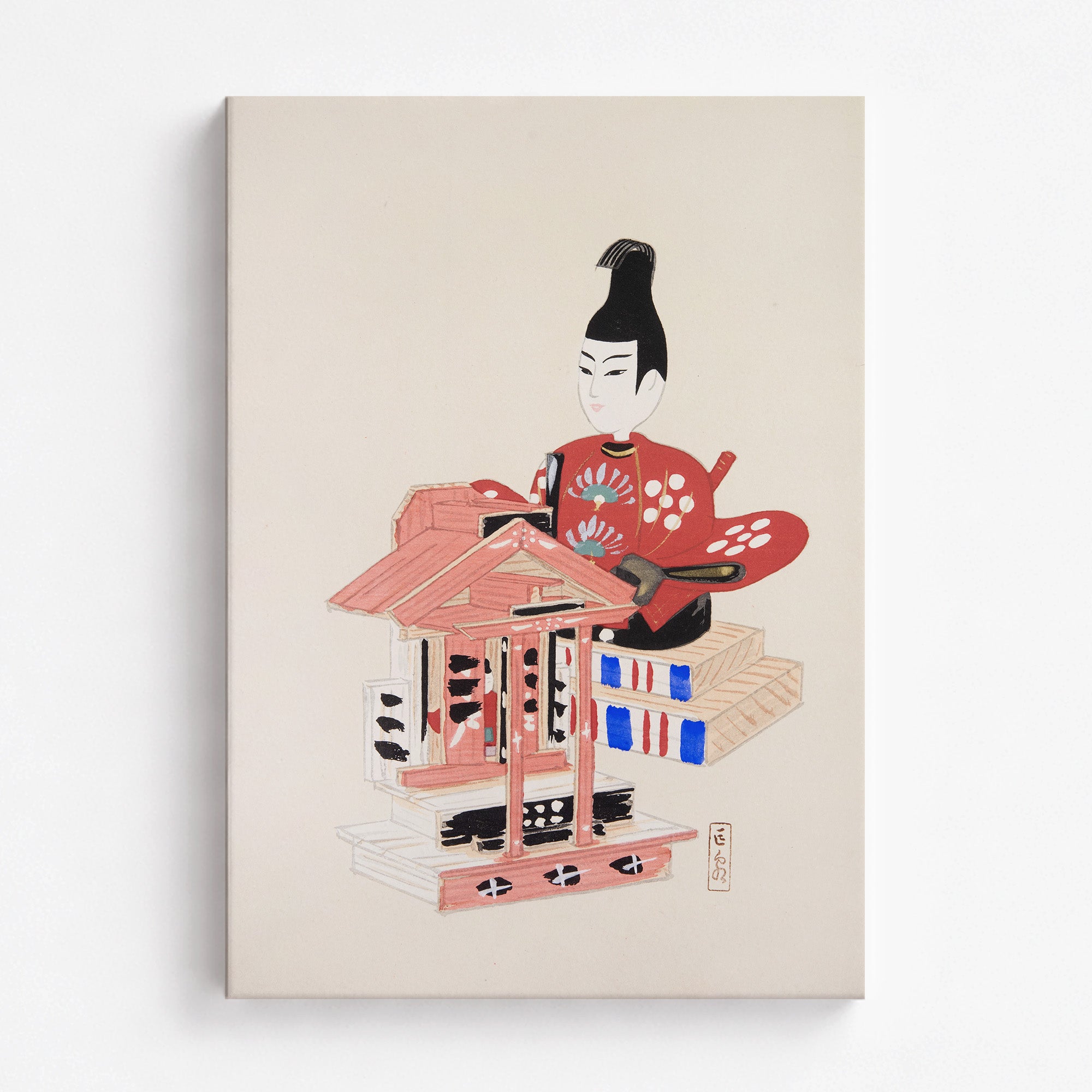 Kyosen's Collected Illustrations of Japanese Toys Nr. 65 ("Ancient Temple Guardian")