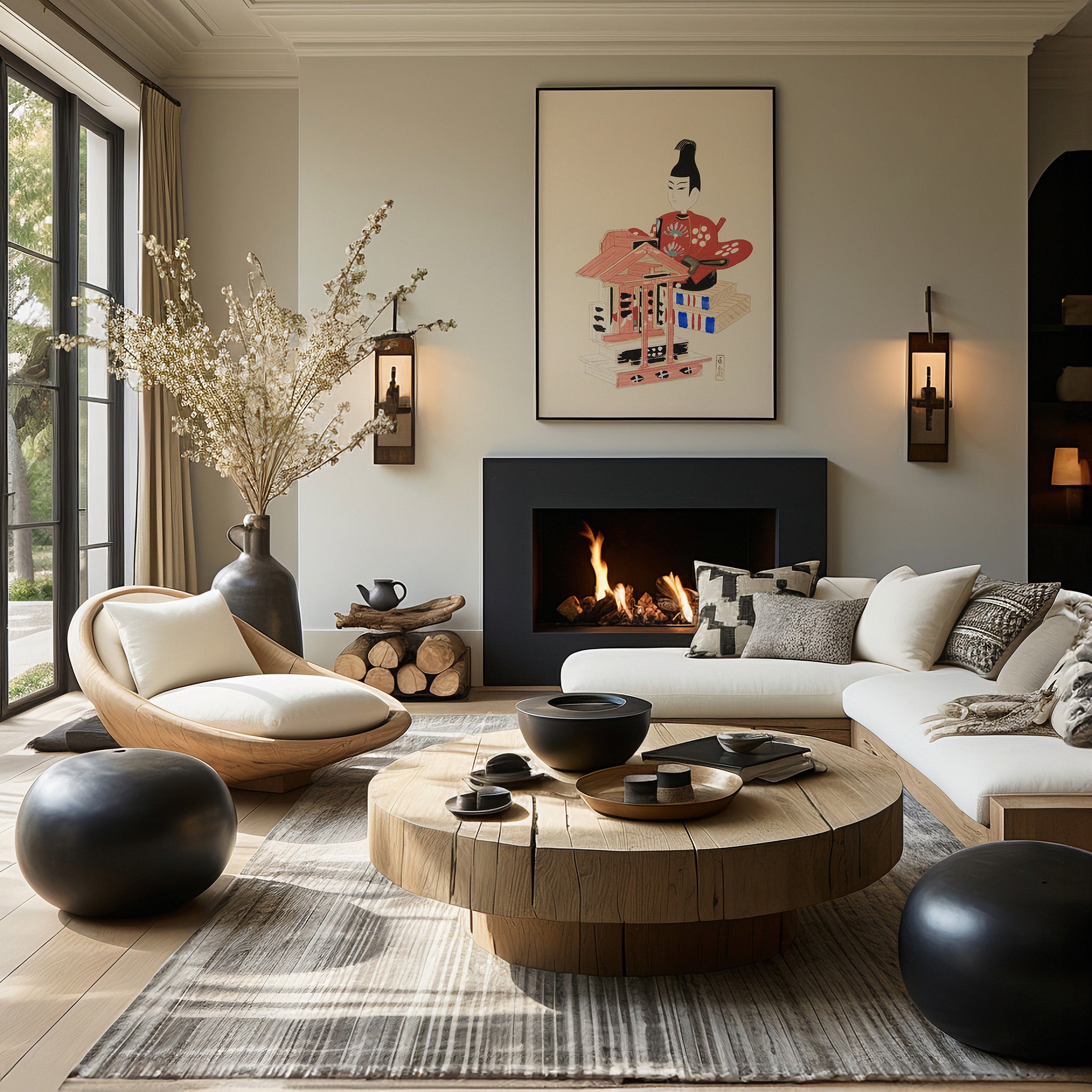 Design Concept No. 39 for Kawasaki Kyosen: Kyosen’s Collected Illustrations of Japanese Toys Nr. 65 ("Ancient Temple Guardian") Japanese Wall Art