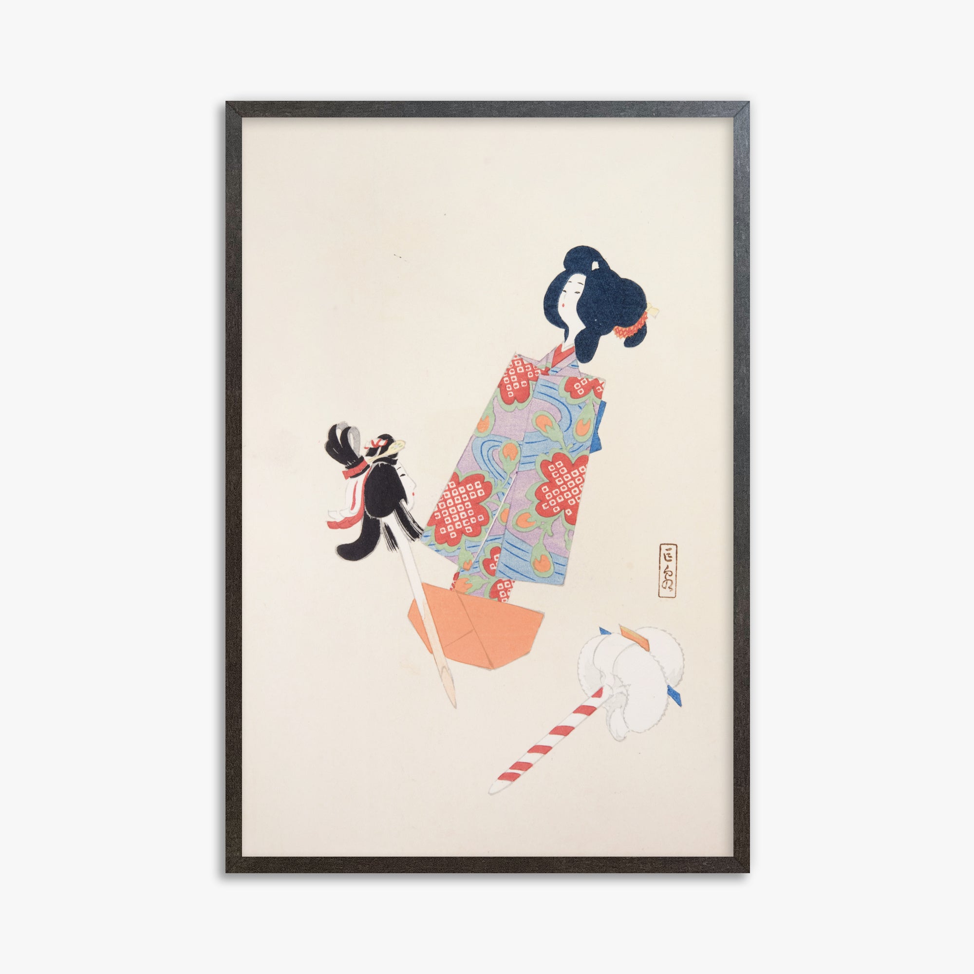 Illustrazioni raccolte di giocattoli giapponesi di Kyosen n. 69 ("Sogni di fiori di ciliegio")
