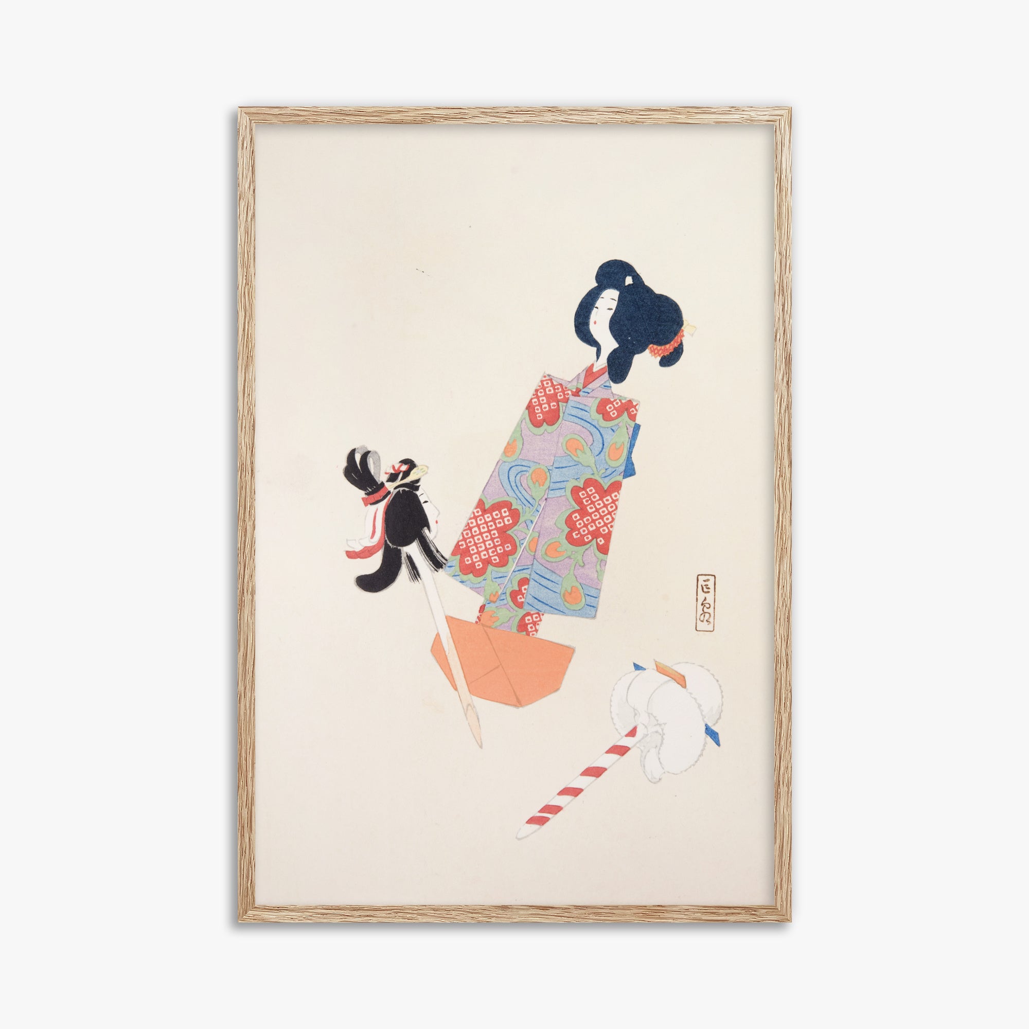 Illustrazioni raccolte di giocattoli giapponesi di Kyosen n. 69 ("Sogni di fiori di ciliegio")