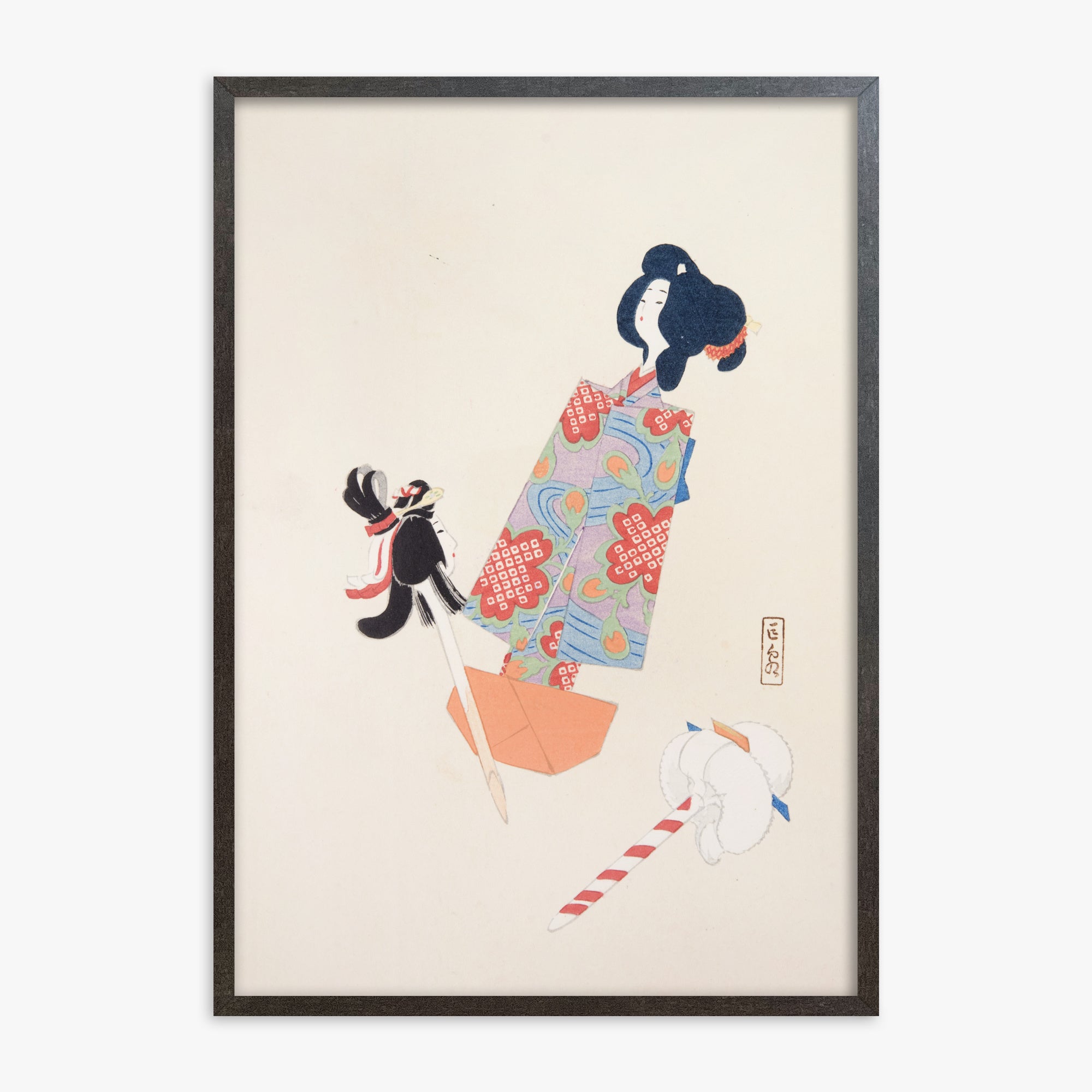 Illustrazioni raccolte di giocattoli giapponesi di Kyosen n. 69 ("Sogni di fiori di ciliegio")