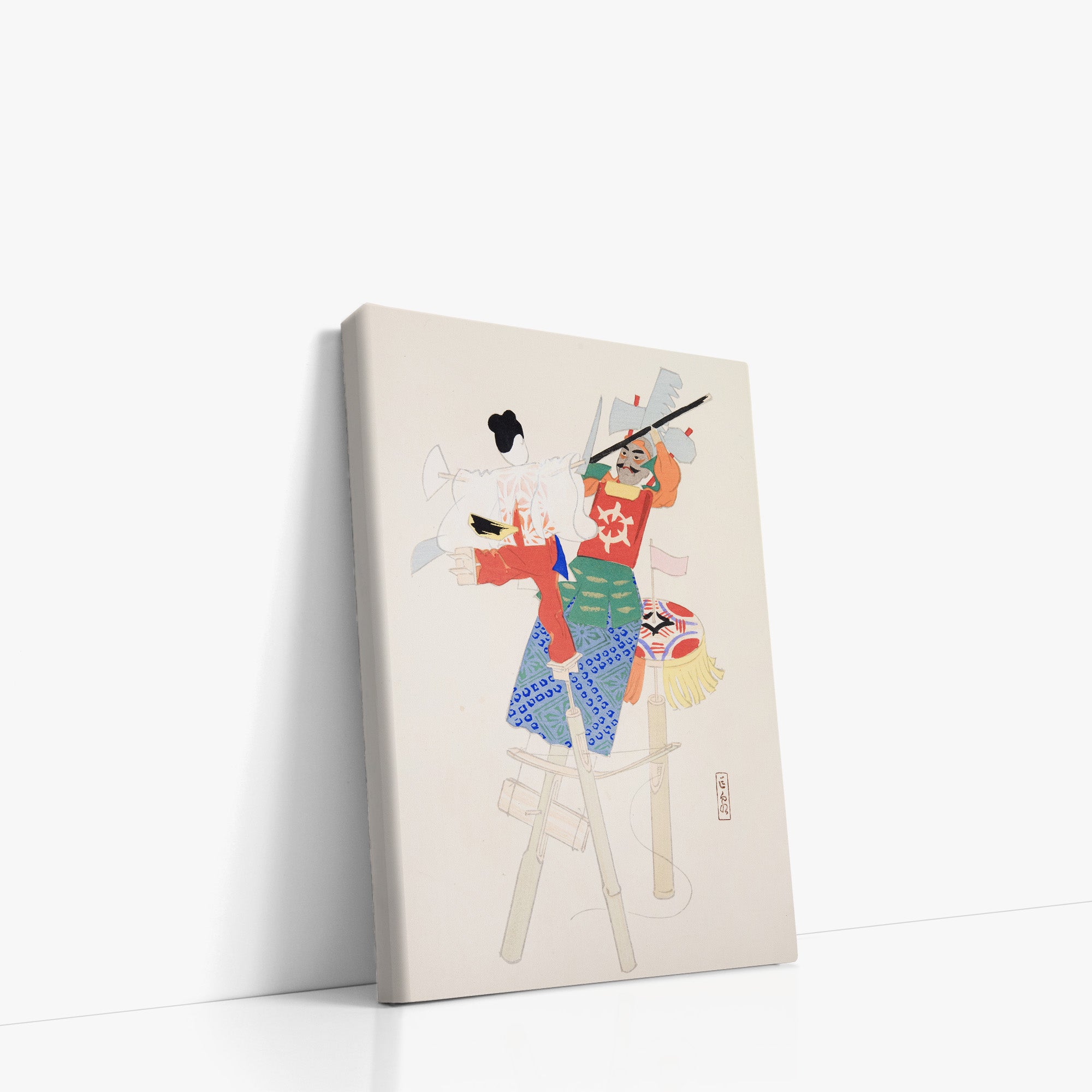 Kyosen’s Collected Illustrations of Japanese Toys Nr. 70 ("Traditional Warrior Performer Toys")